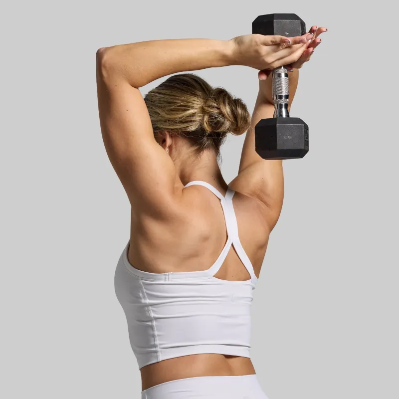 Your Favorite Sports Bra (White) sold by Born Primitive