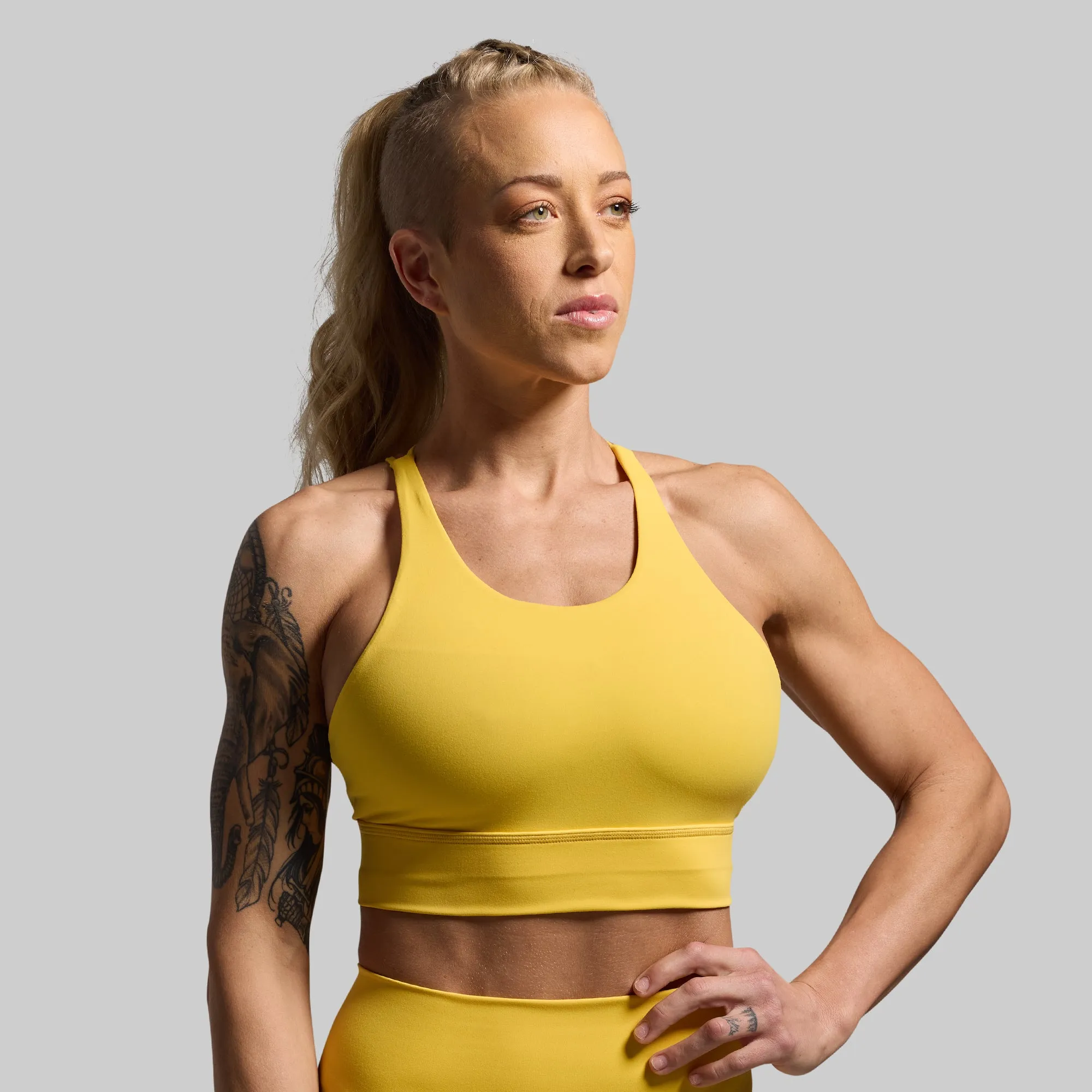Untamed Sports Bra (Golden) sold by Born Primitive product image thumbnail 2
