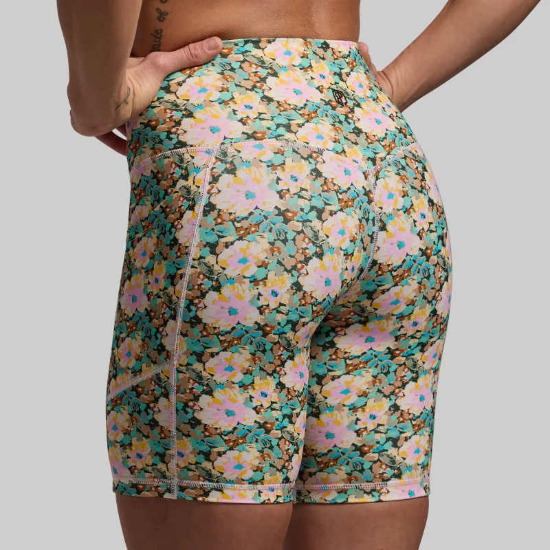 Tempo Biker Short (Petal Perfect) sold by Born Primitive