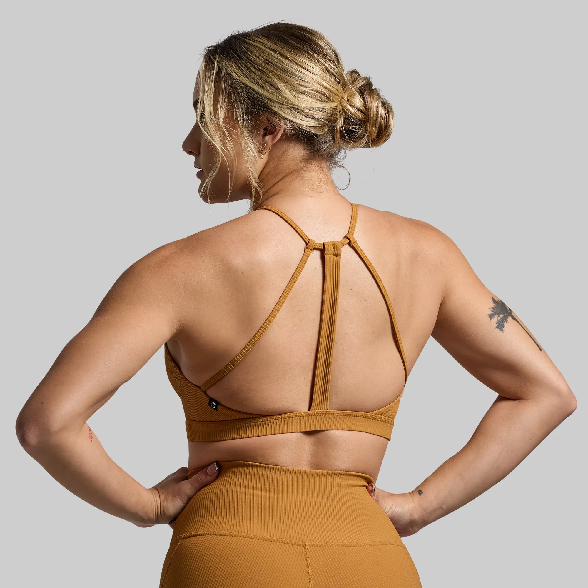 Break the Limits Sports Bra (Biscuit) sold by Born Primitive