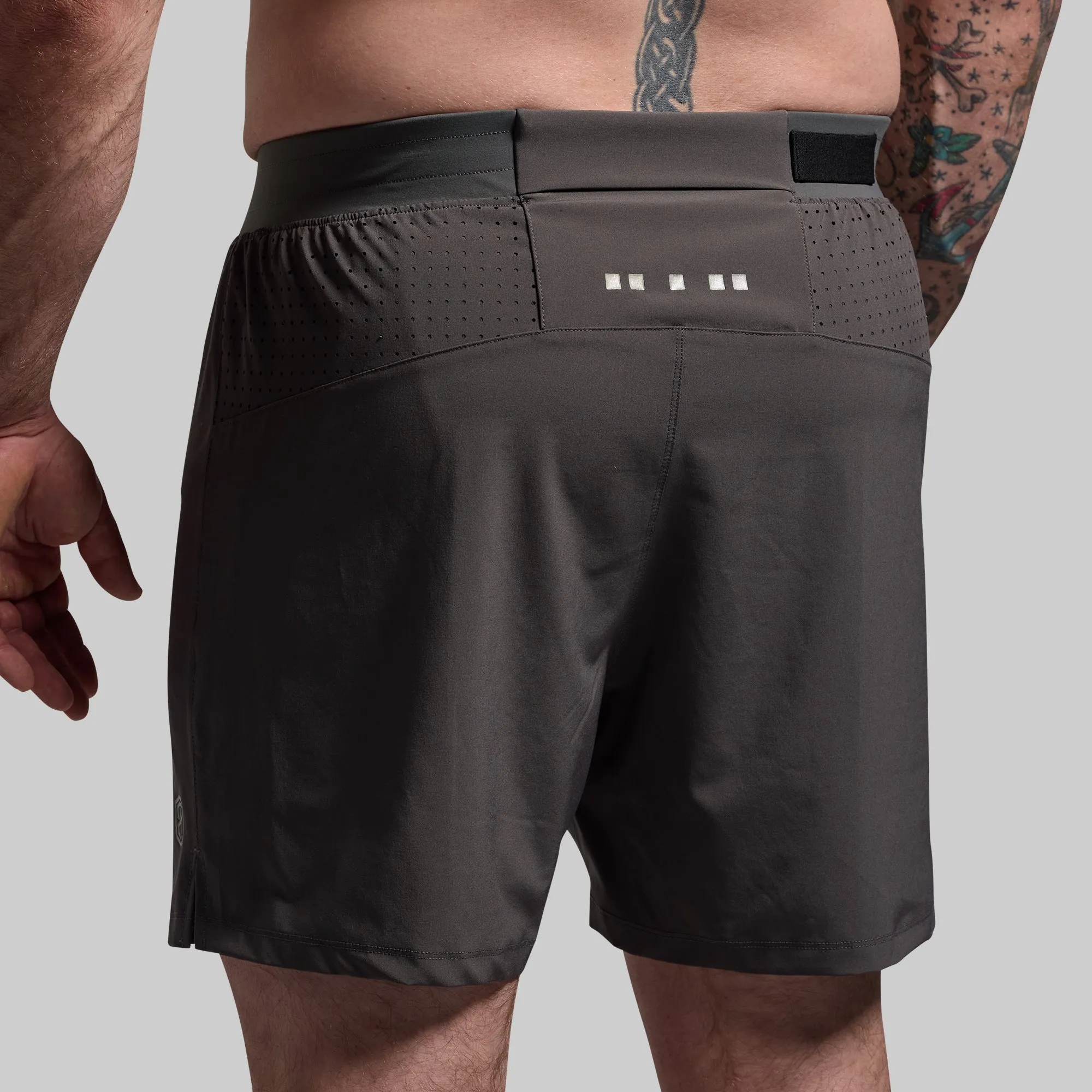 Men's Endurance Short w/ Compression (Gunmetal) sold by Born Primitive product image thumbnail 3