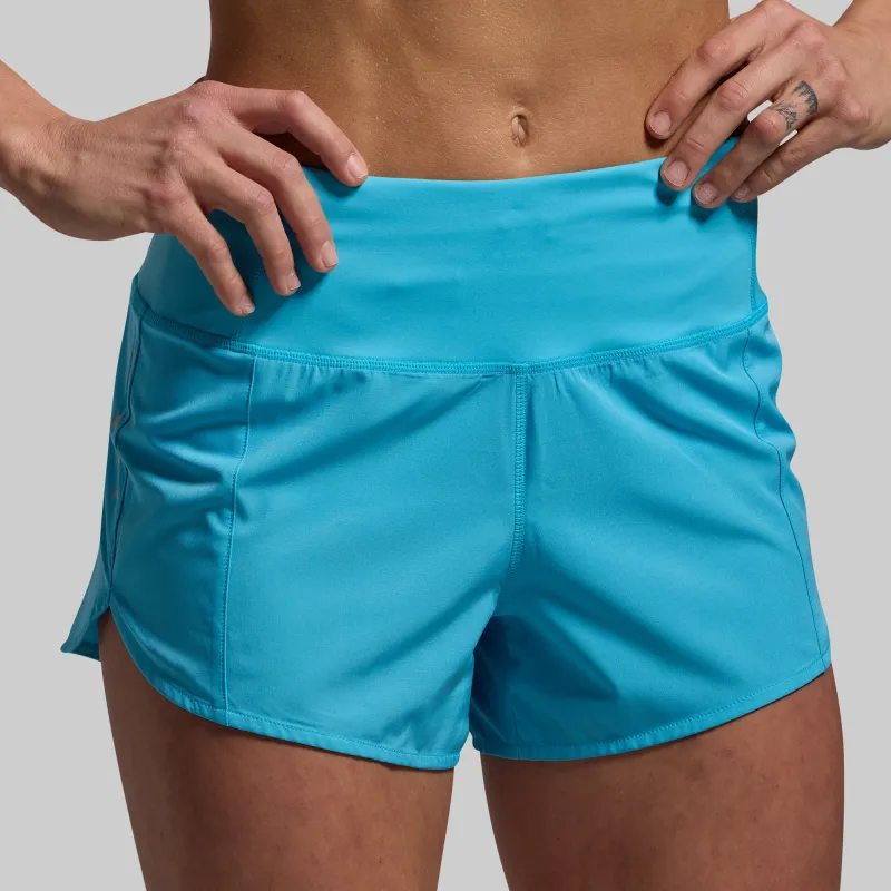 Women's Endurance Short (Aquarius) sold by Born Primitive