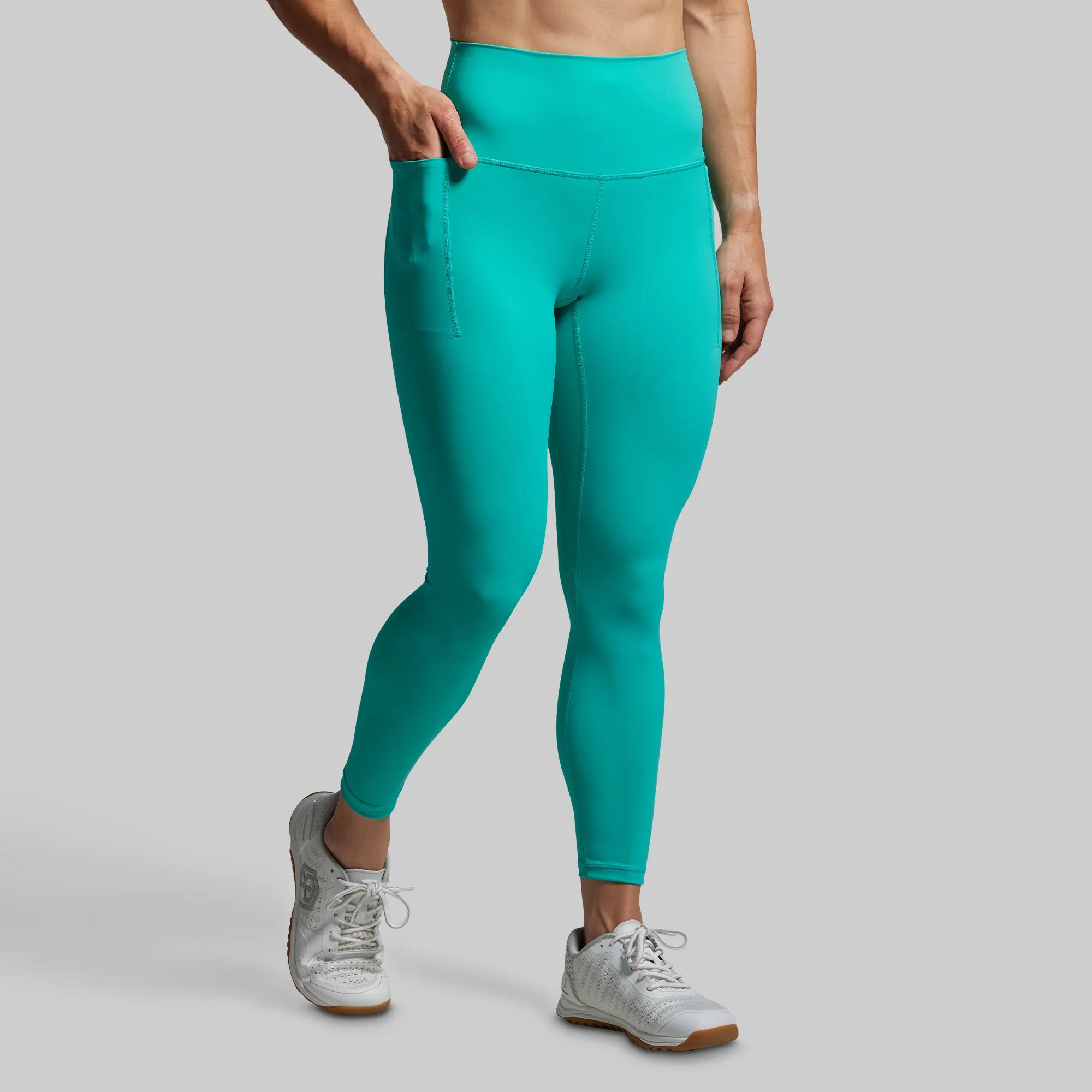 Your Go To 7/8 Legging w/ Pockets 2.0 (Pool) sold by Born Primitive product image thumbnail 3