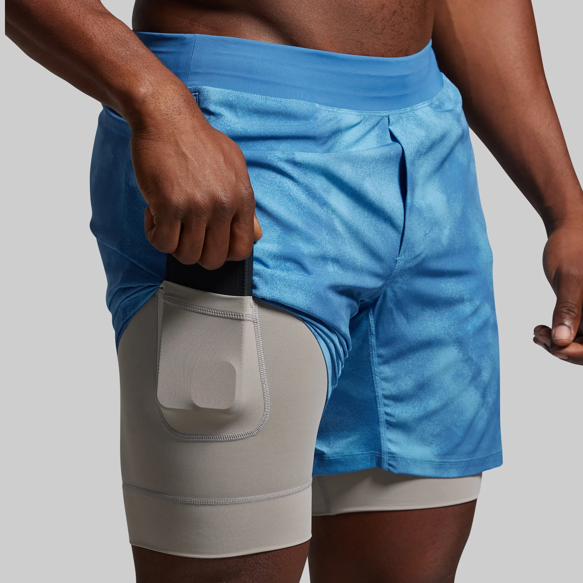 Versatile Short w/ Compression 7" (Glacier Blue) sold by Born Primitive product image thumbnail 2