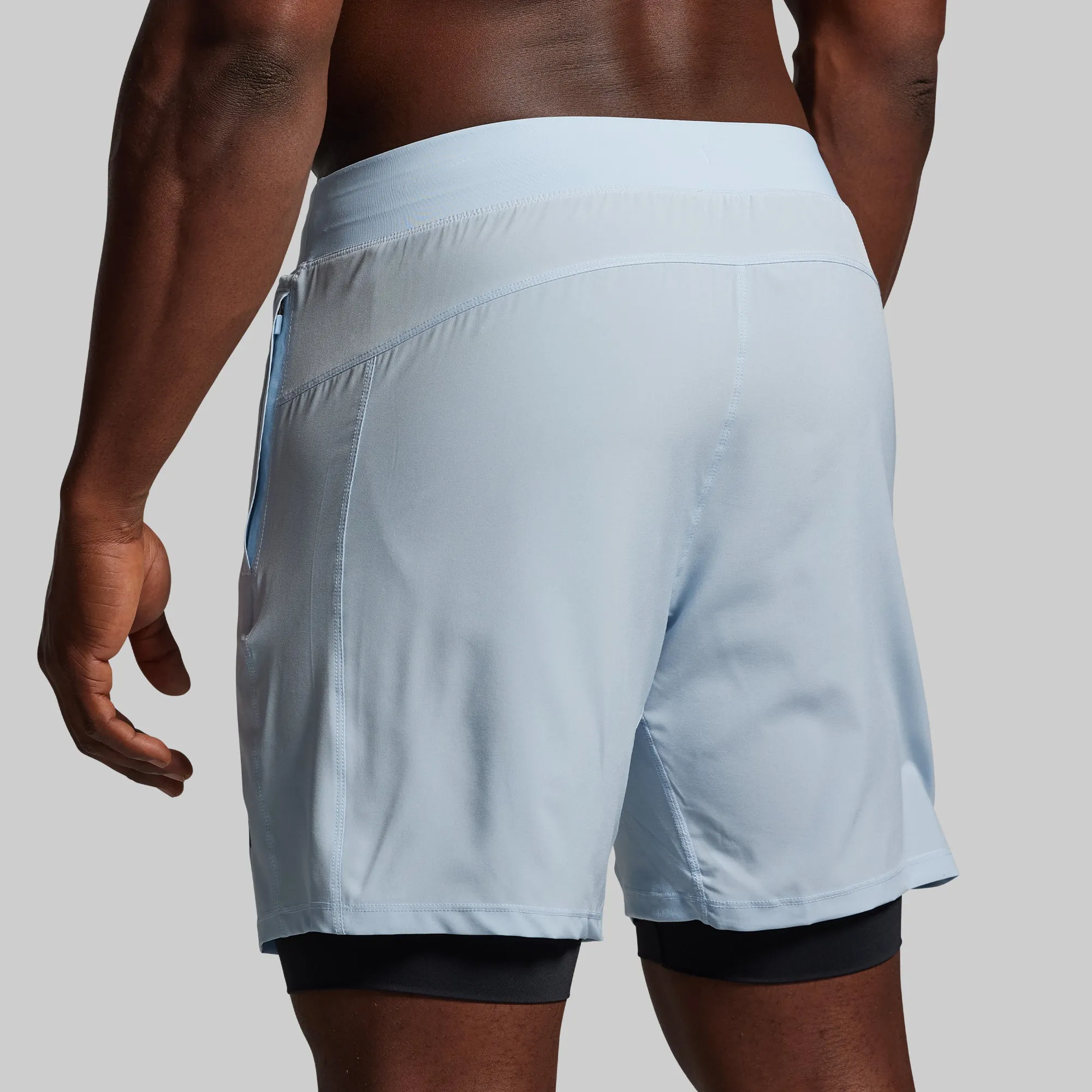 Versatile Short w/ Compression 7" (Chambray) sold by Born Primitive product image thumbnail 3