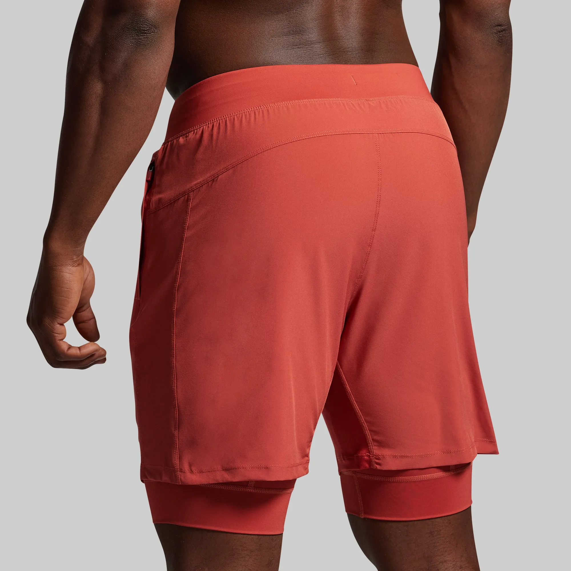 Versatile Short w/ Compression 7" (Brick) sold by Born Primitive product image thumbnail 3