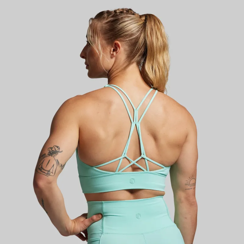 Untamed Sports Bra (Cascade) sold by Born Primitive