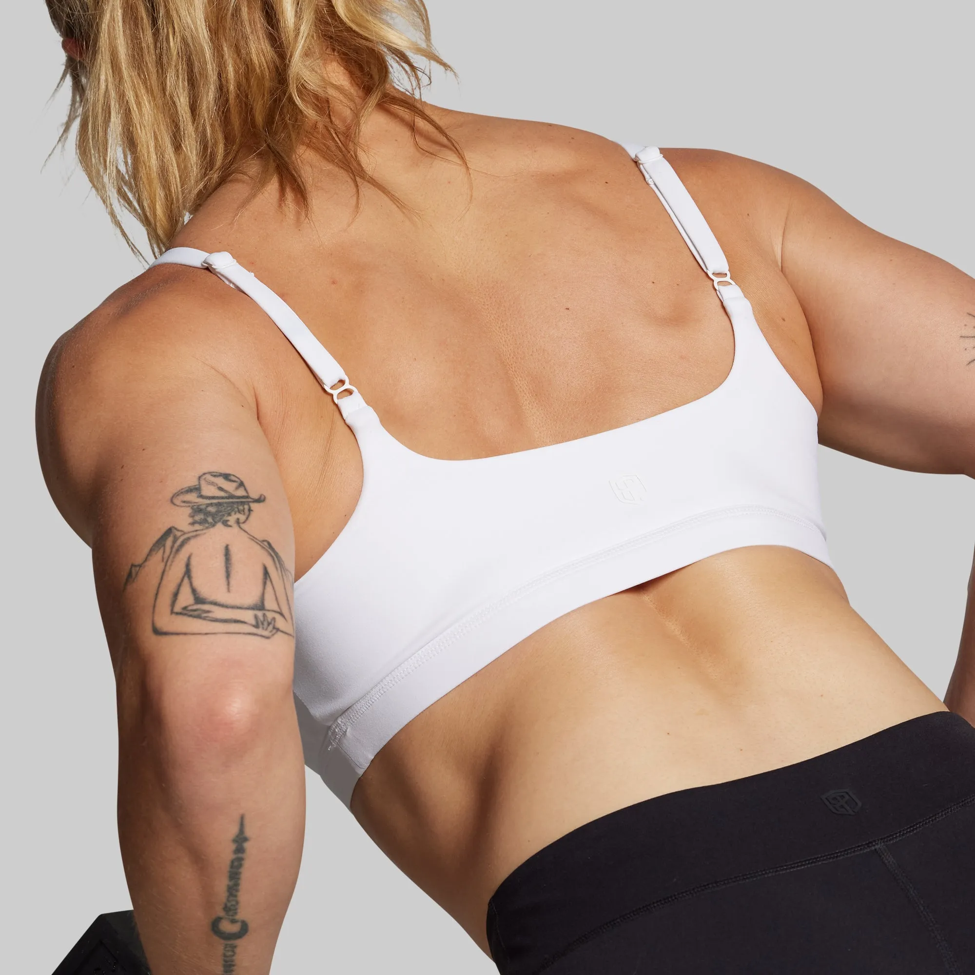 Reset Sports Bra (White) sold by Born Primitive product image thumbnail 4