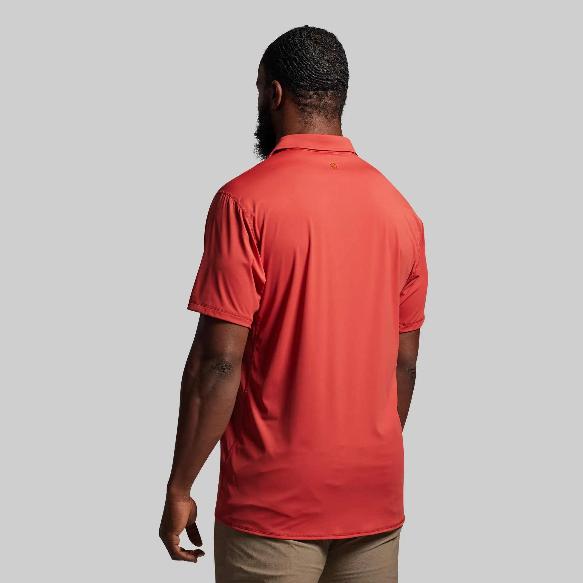 Men's Tek Polo (Brick) sold by Born Primitive product image thumbnail 2