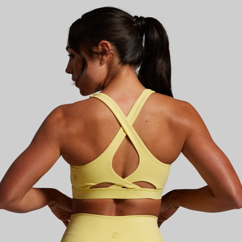 Helix Sports Bra (Sunshine) sold by Born Primitive