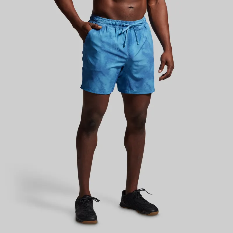 Peak Short (Glacier Blue) sold by Born Primitive