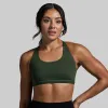 Vitality Sports Bra (Tactical Green) sold by Born Primitive