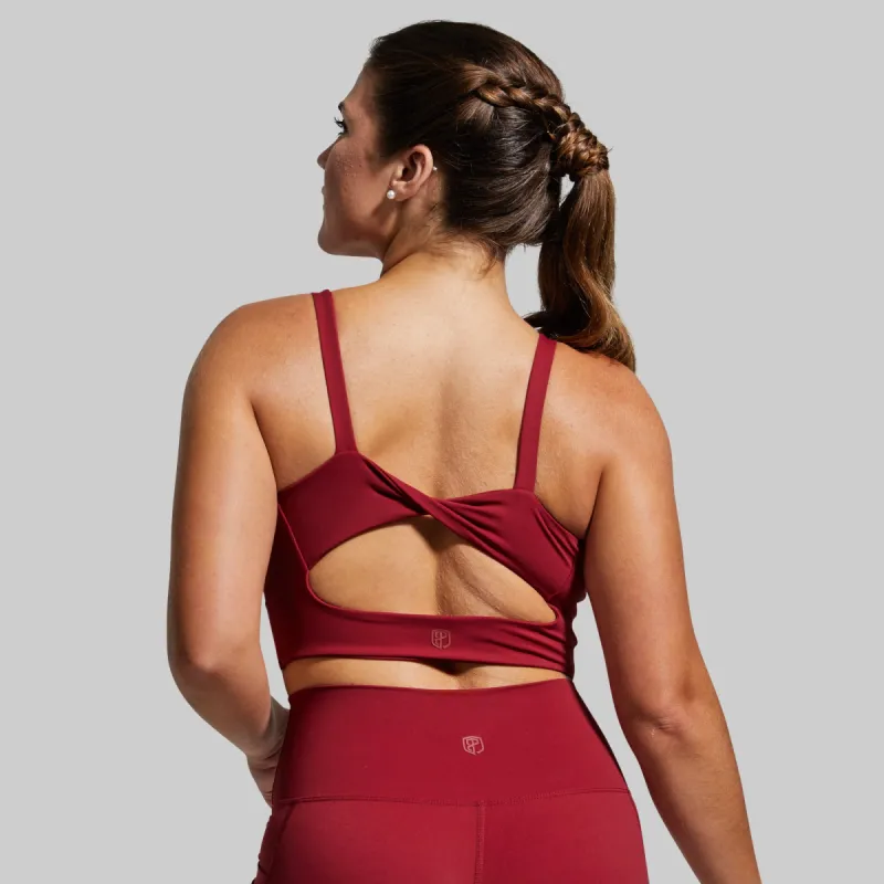 Your Go To Sports Bra (Rhubarb) sold by Born Primitive