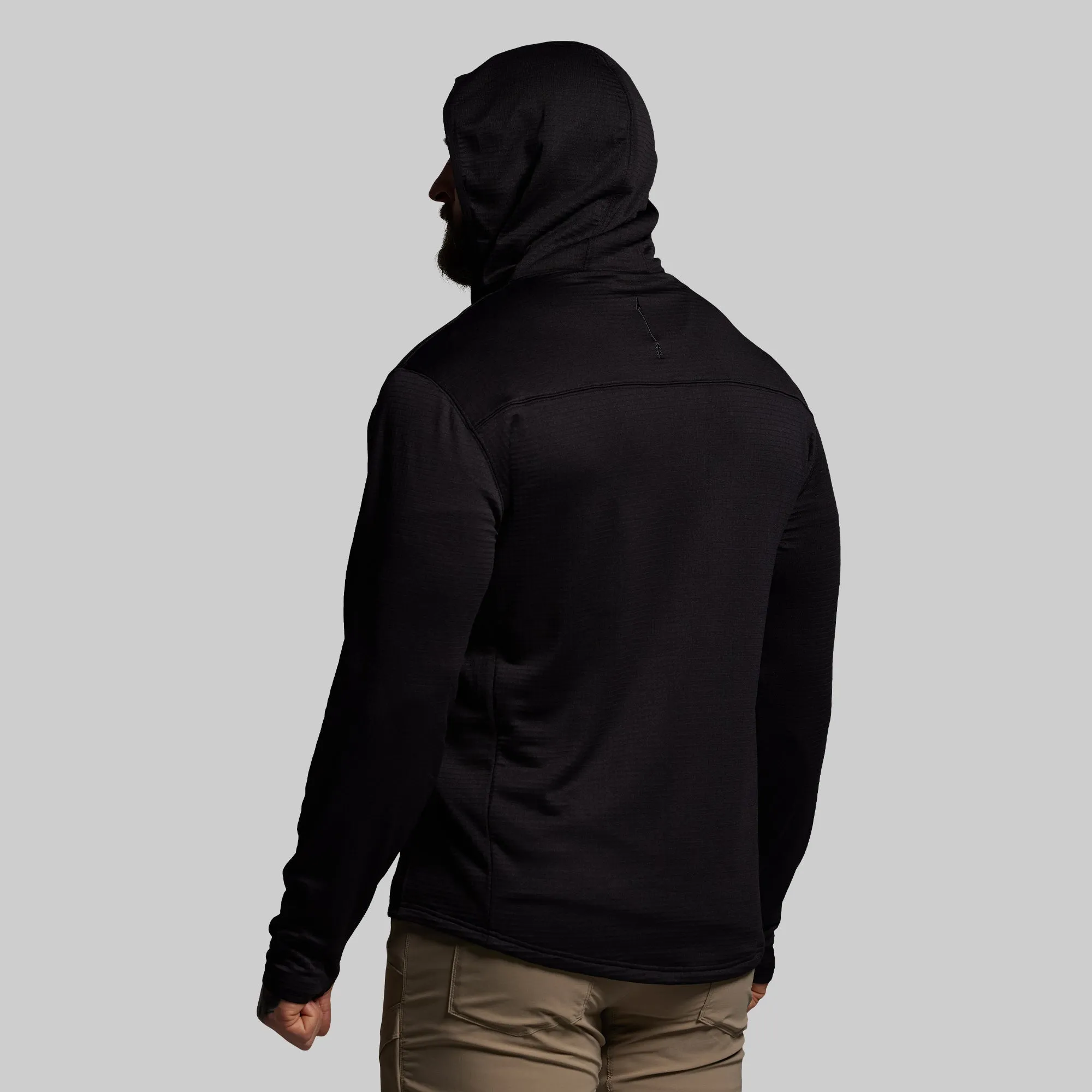 Quiver Half Zip Hoodie 2.0 (Black) sold by Born Primitive product image thumbnail 4
