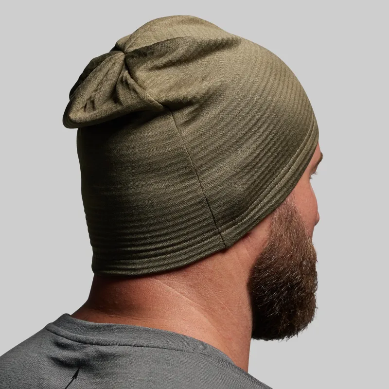 Quiver Beanie 2.0 (OD Green) sold by Born Primitive