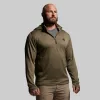 Quiver Half Zip Hoodie 2.0 (OD Green) sold by Born Primitive