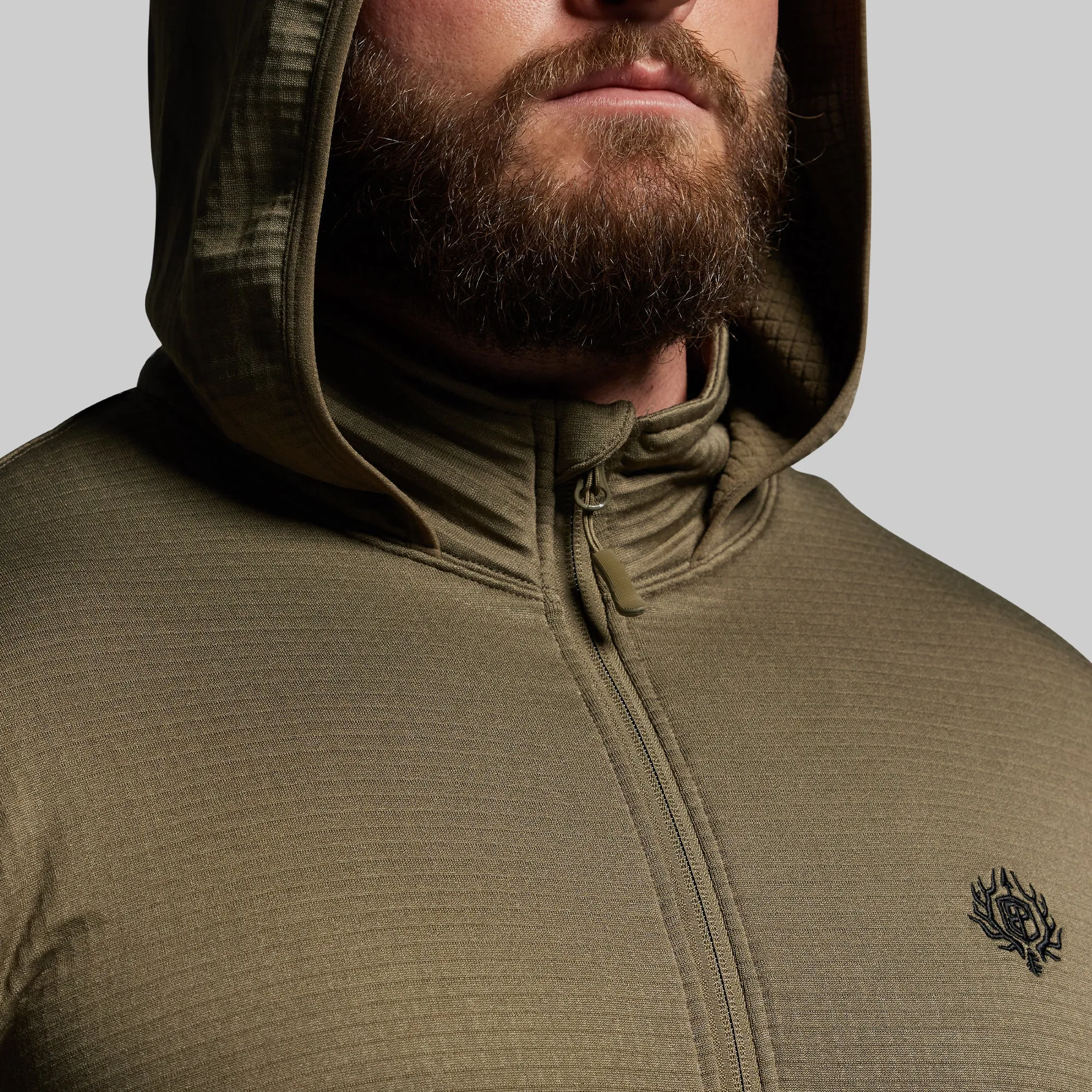 Quiver Half Zip Hoodie 2.0 (OD Green) sold by Born Primitive product image thumbnail 5