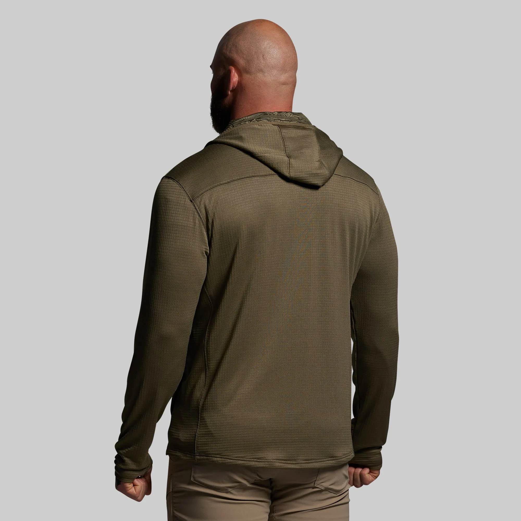 Quiver Full Zip Hoodie 2.0 (OD Green) sold by Born Primitive product image thumbnail 2