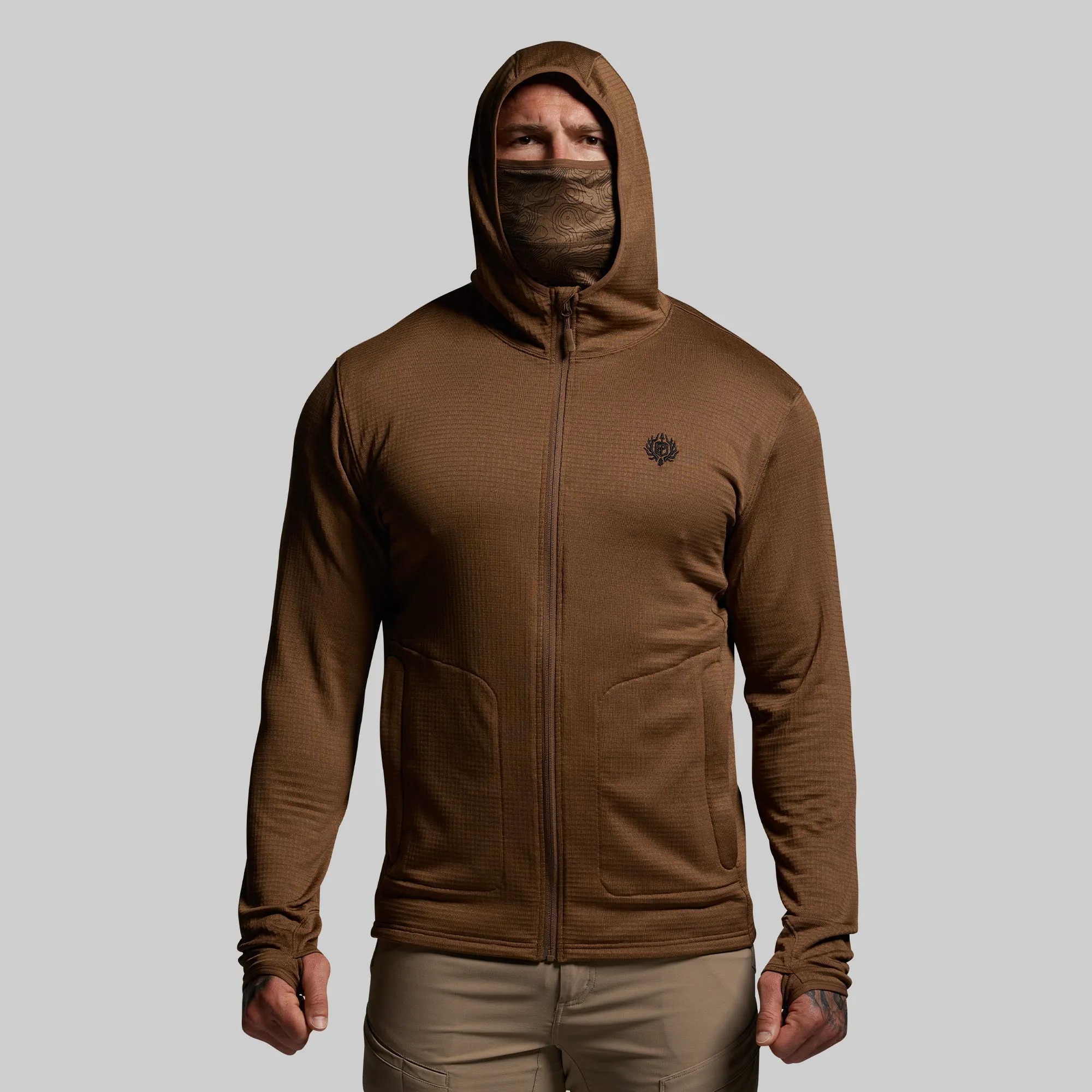 Quiver Full Zip Hoodie 2.0 (Coyote Brown) sold by Born Primitive product image thumbnail 4