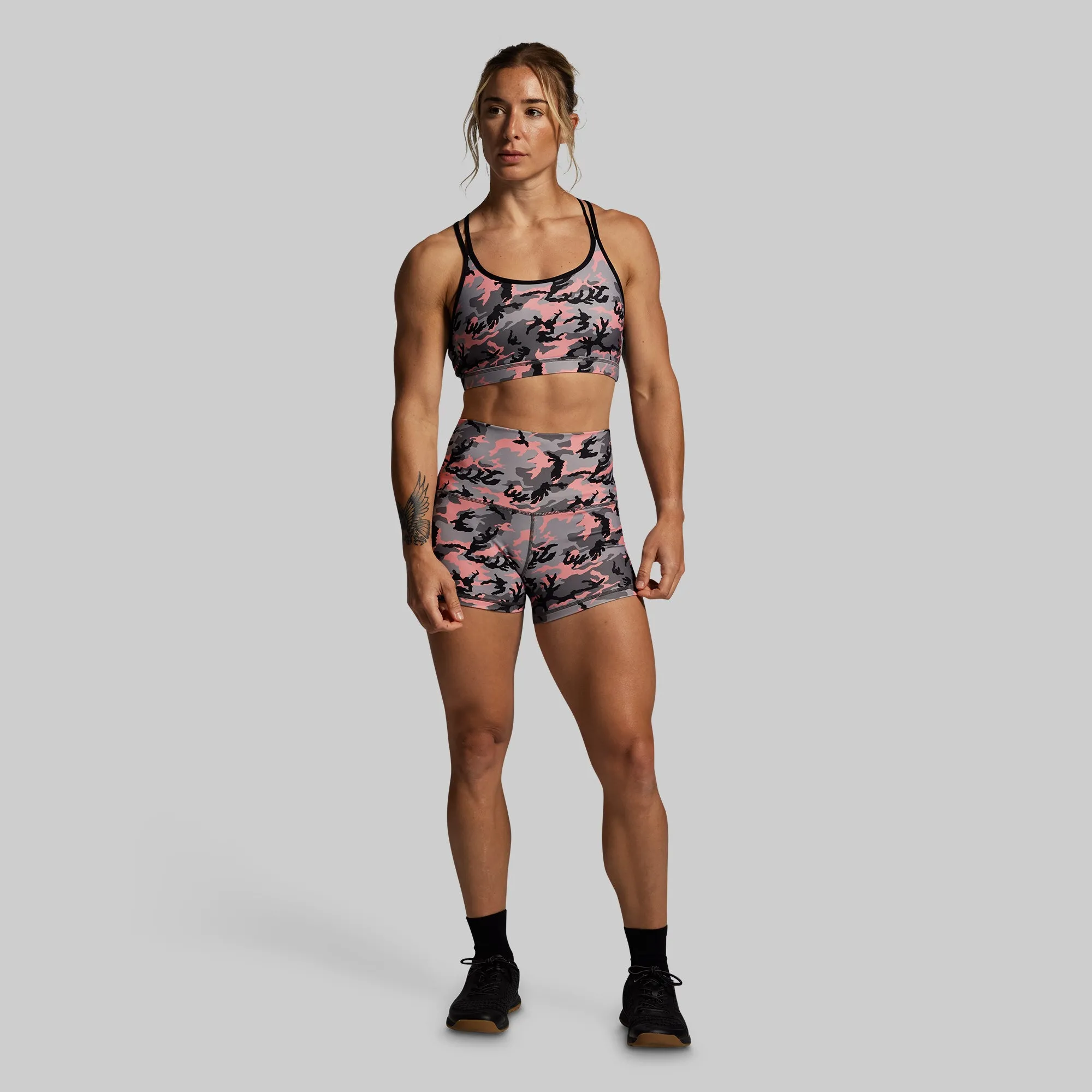 New Heights Booty Short Set (Pink Woodland) sold by Born Primitive