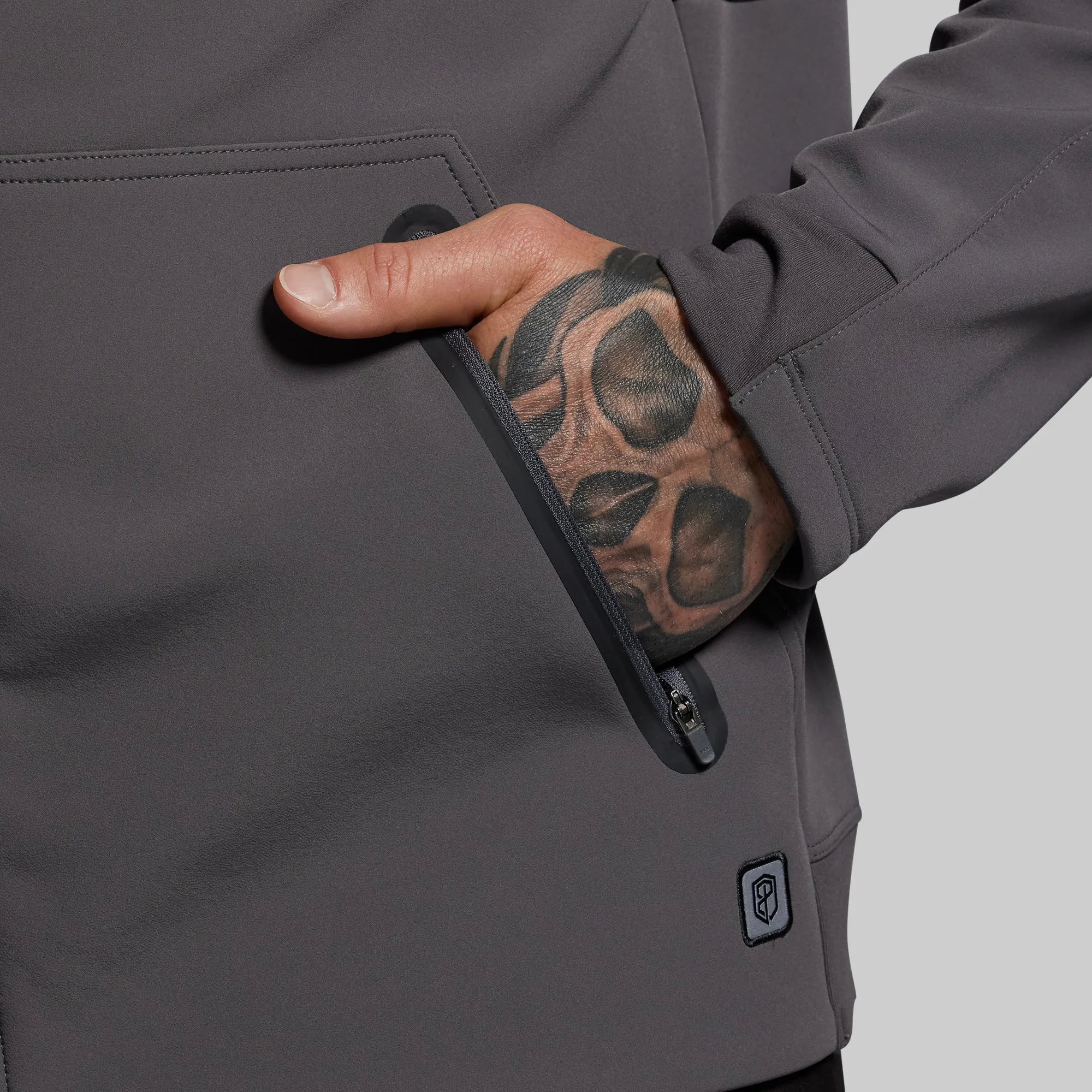 Training Full Zip Hoodie (Gunmetal) sold by Born Primitive product image thumbnail 5