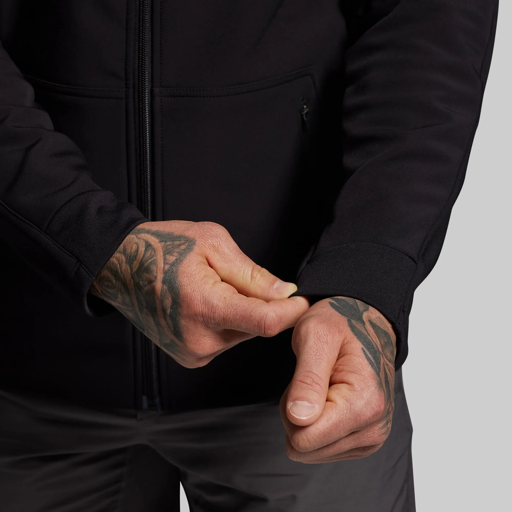 Training Full Zip Hoodie (Black) sold by Born Primitive product image thumbnail 4