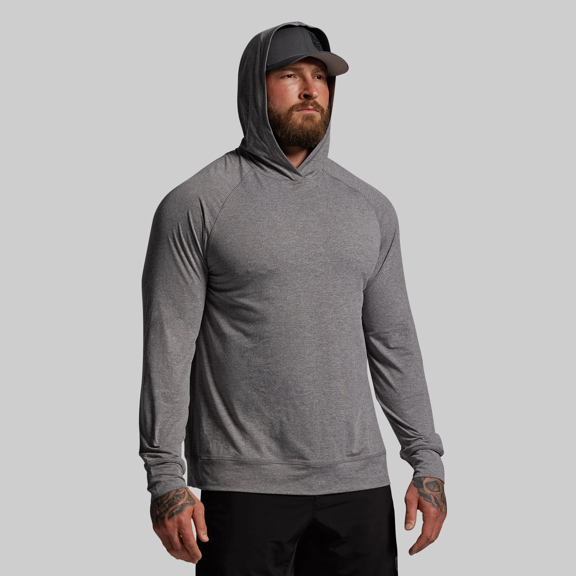 BP Premium Basic Hoodie (Heather Grey) sold by Born Primitive product image thumbnail 3