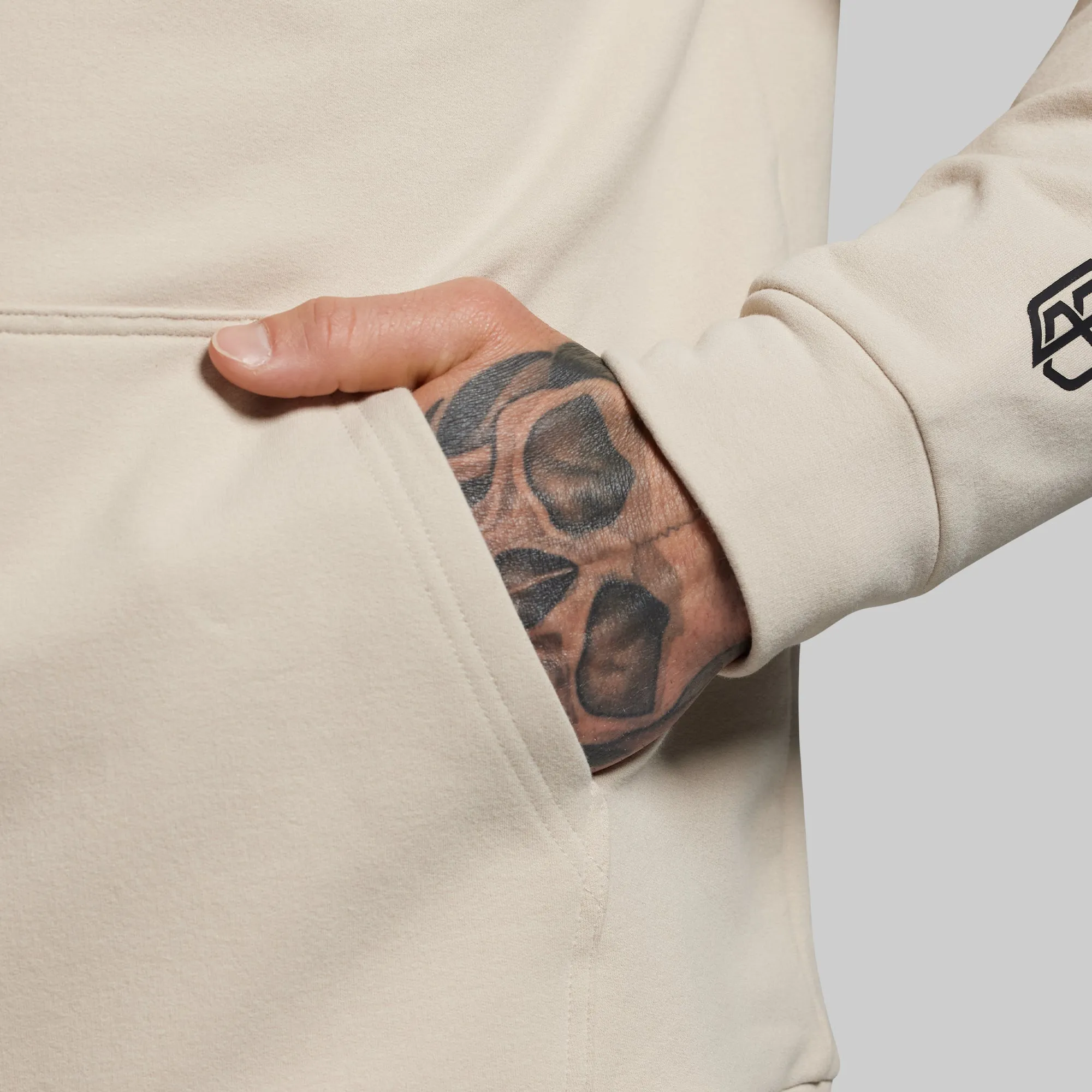 No Excuses Men's Unmatched Hoodie (Pumice) sold by Born Primitive product image thumbnail 4