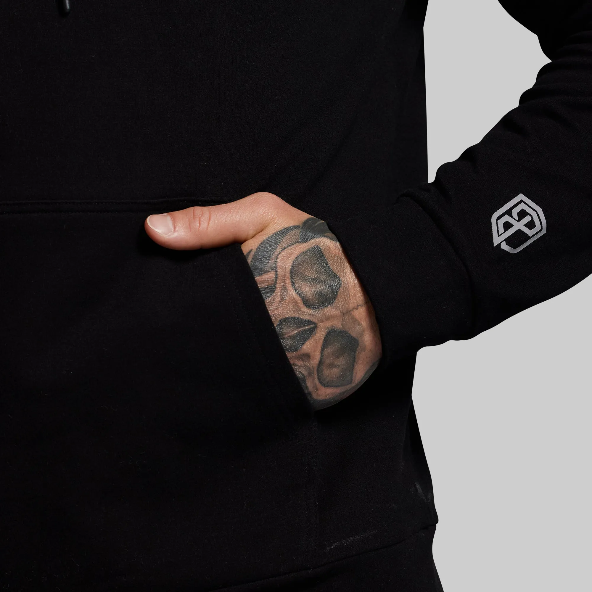 BP Flag Men's Unmatched Hoodie (Black) sold by Born Primitive product image thumbnail 4