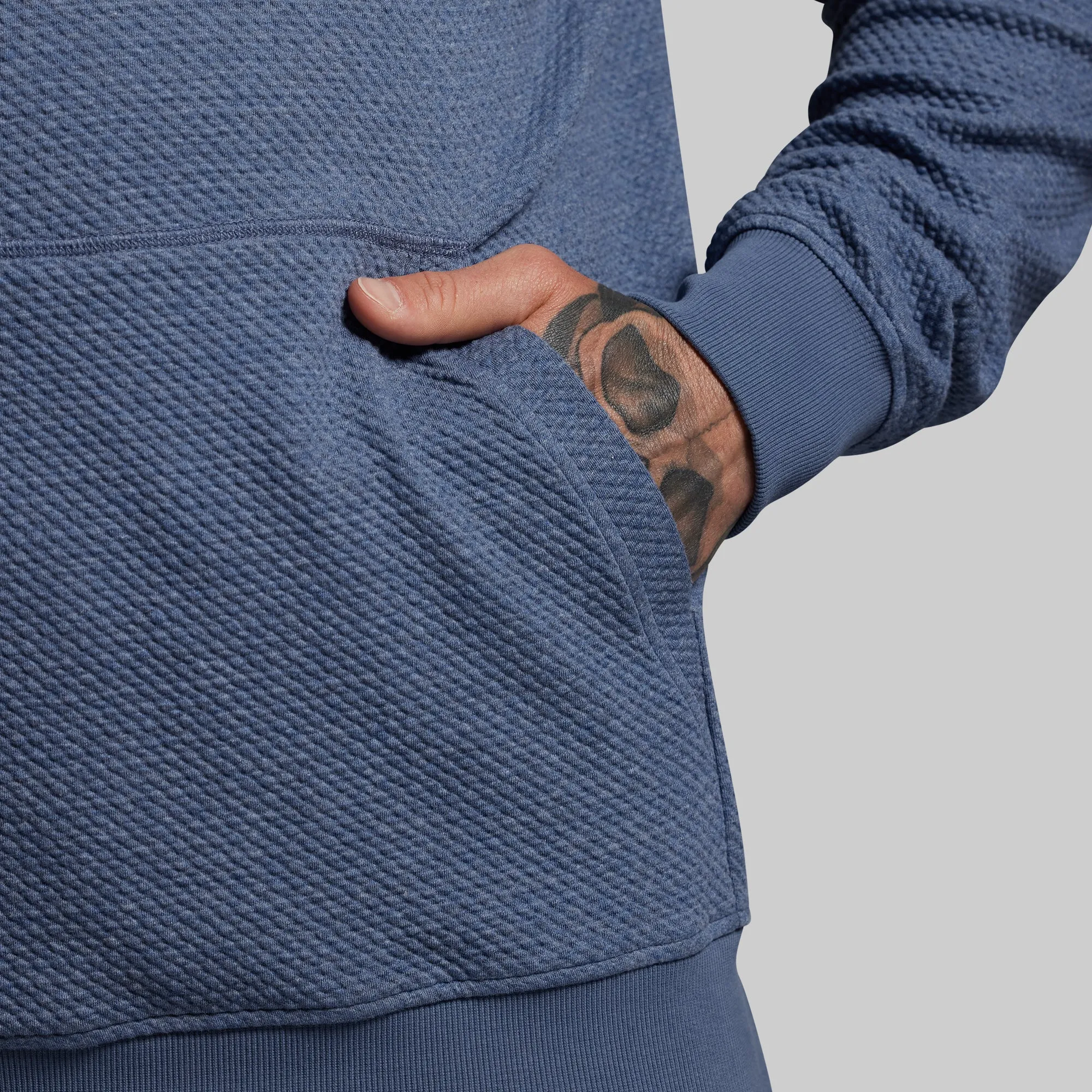 Men's Cloud Hoodie (Dark Heather Citadel) sold by Born Primitive product image thumbnail 5