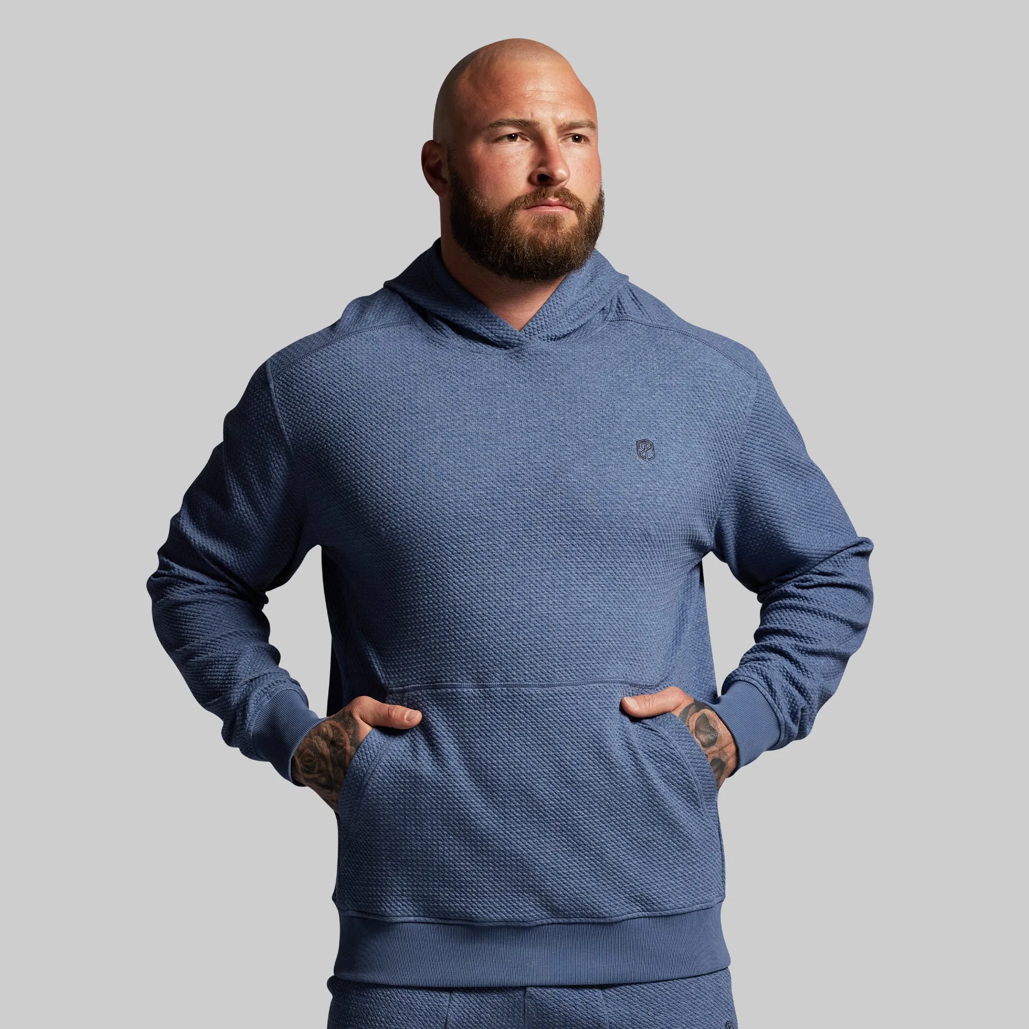 Men's Cloud Hoodie (Dark Heather Citadel) sold by Born Primitive product image thumbnail 3