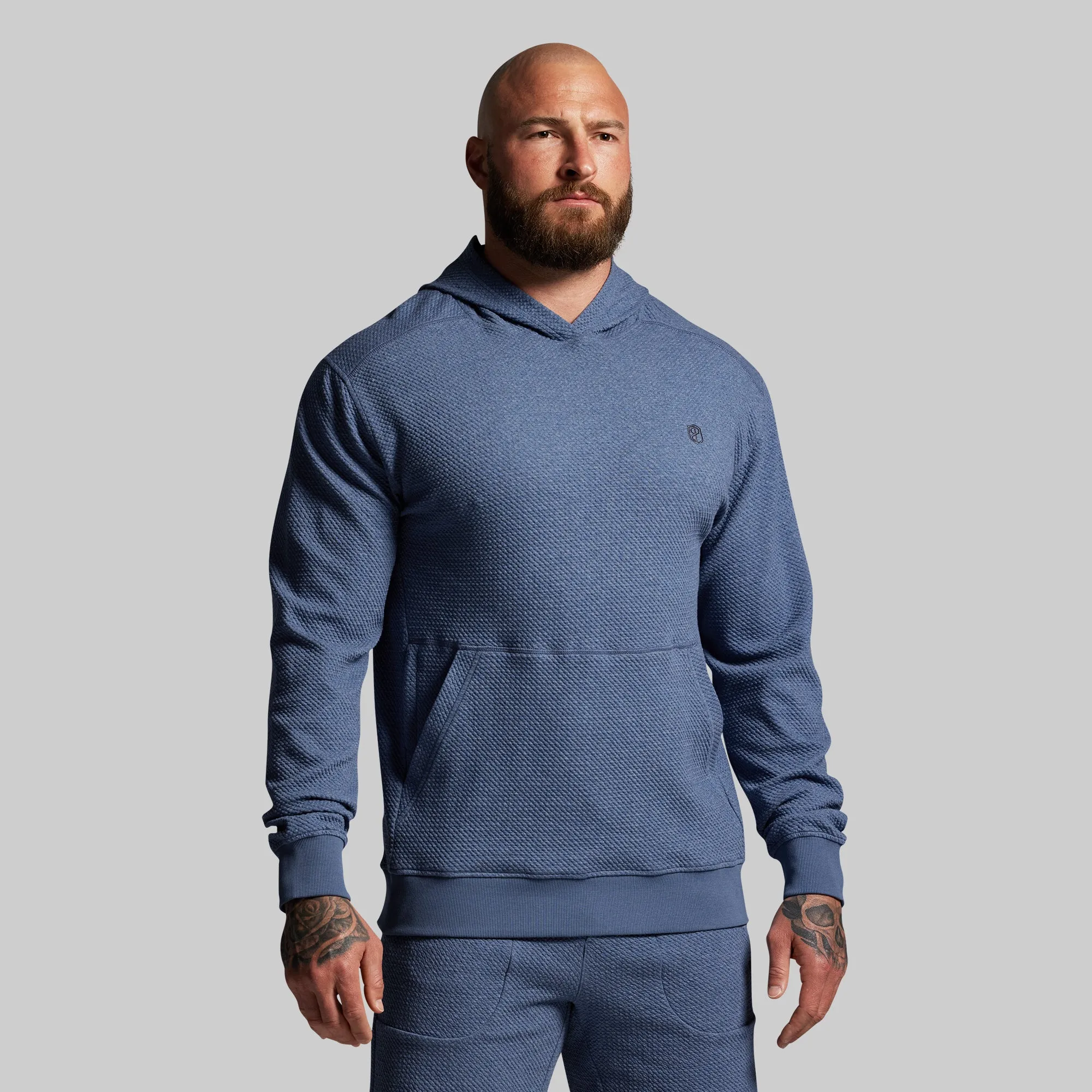 Men's Cloud Hoodie (Dark Heather Citadel) sold by Born Primitive