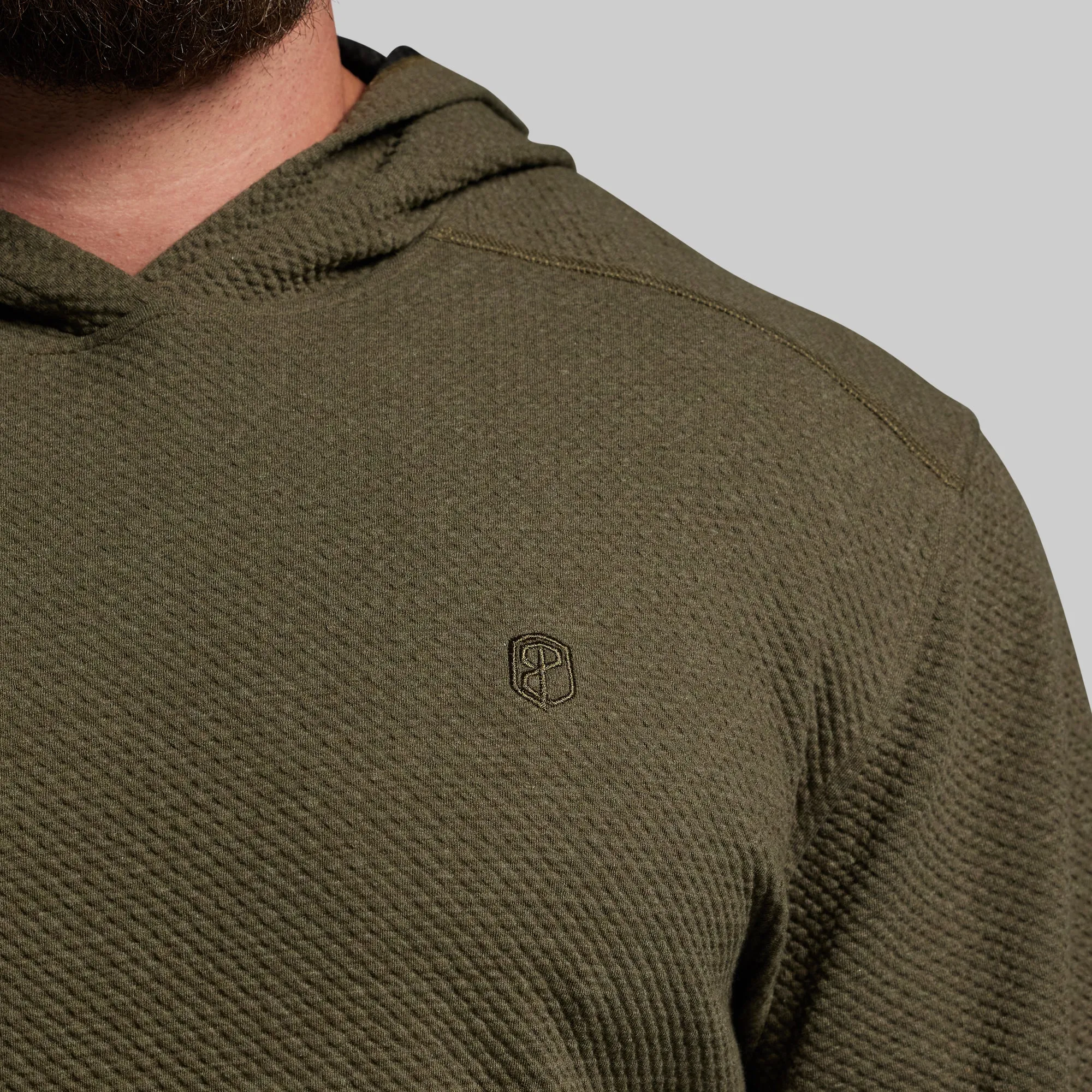 Men's Cloud Hoodie (OD Green) sold by Born Primitive product image thumbnail 3