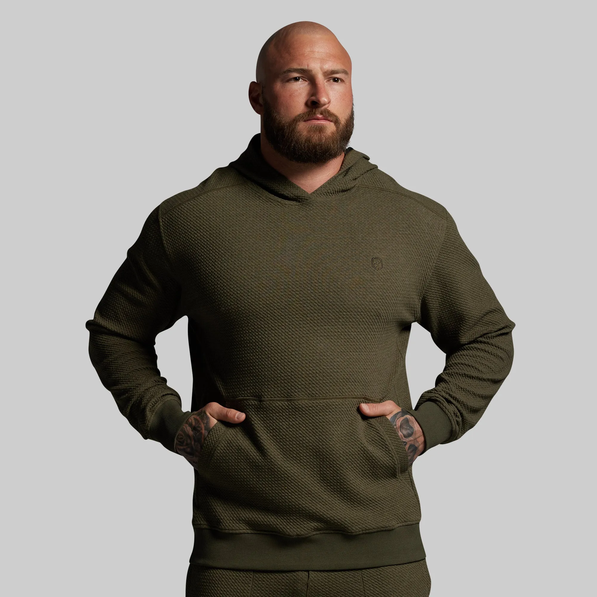 Men's Cloud Hoodie (OD Green) sold by Born Primitive