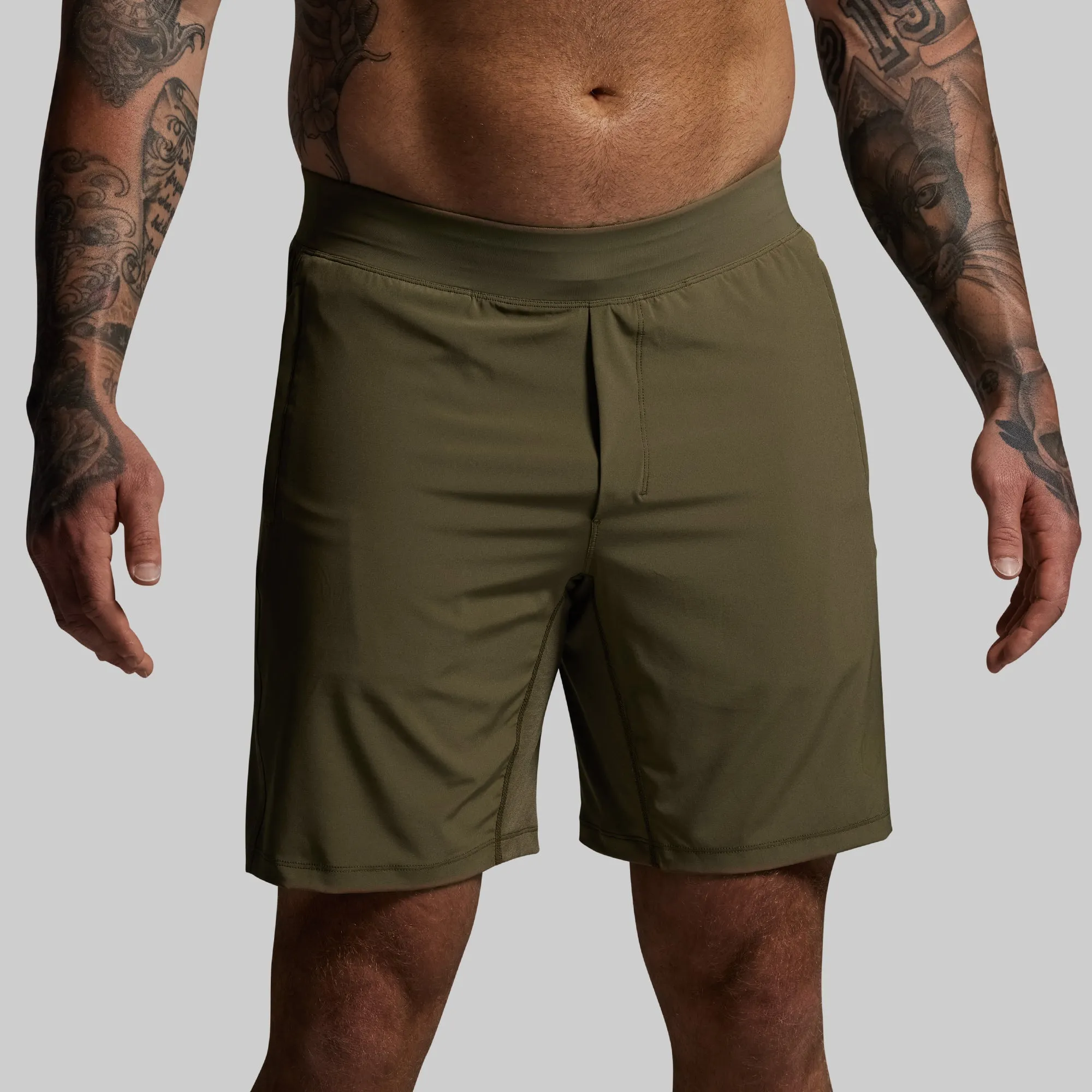 Versatile Short w/ Compression 9" (OD Green) sold by Born Primitive