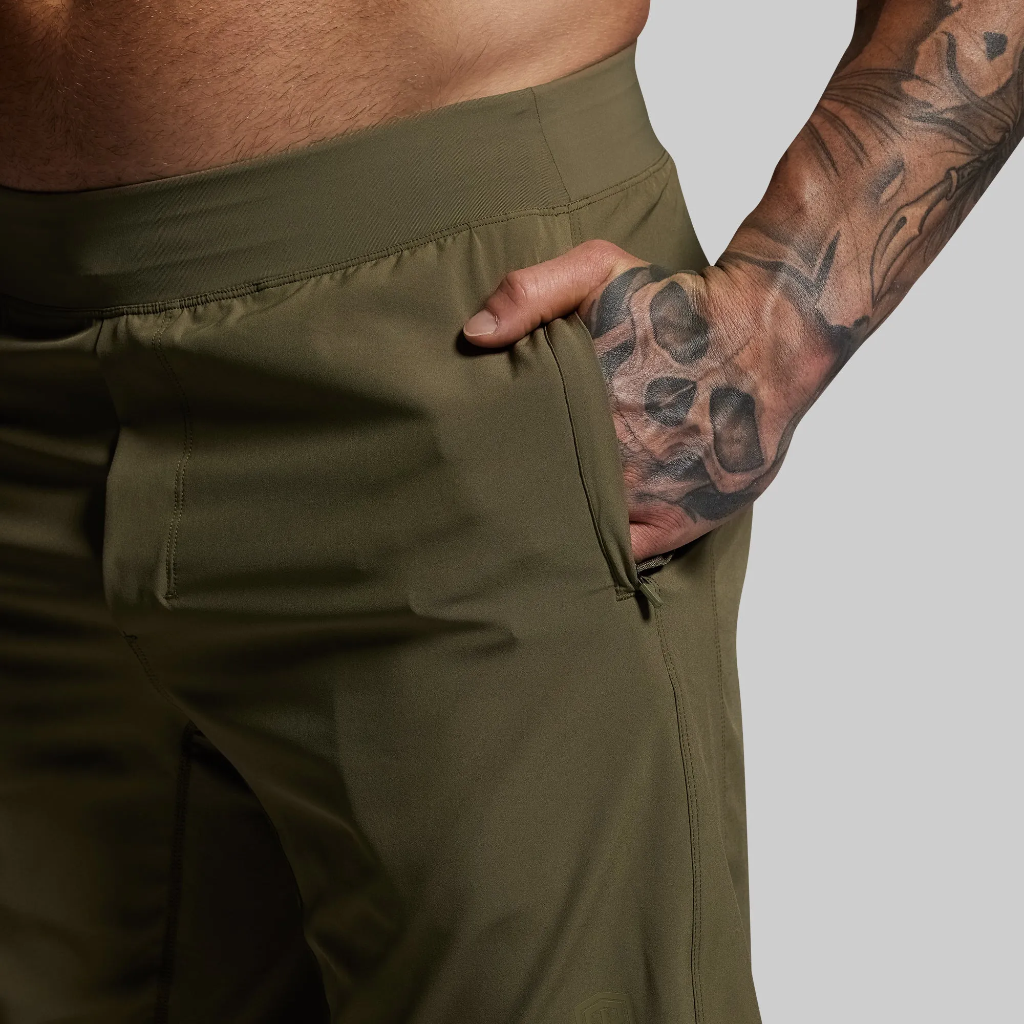 Versatile Short w/ Compression 9" (OD Green) sold by Born Primitive product image thumbnail 4