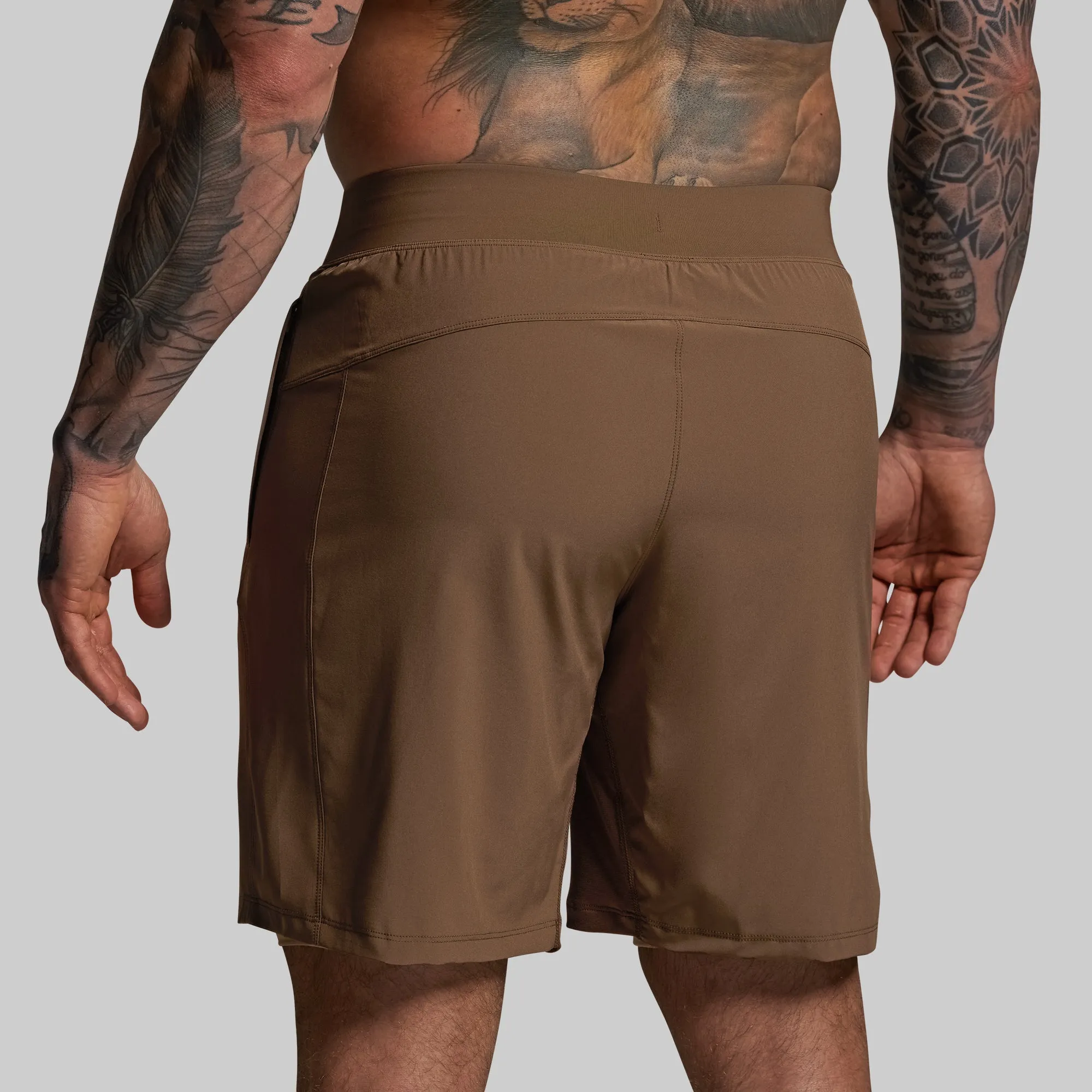 Versatile Short w/ Compression 9" (Coyote Brown) sold by Born Primitive product image thumbnail 3