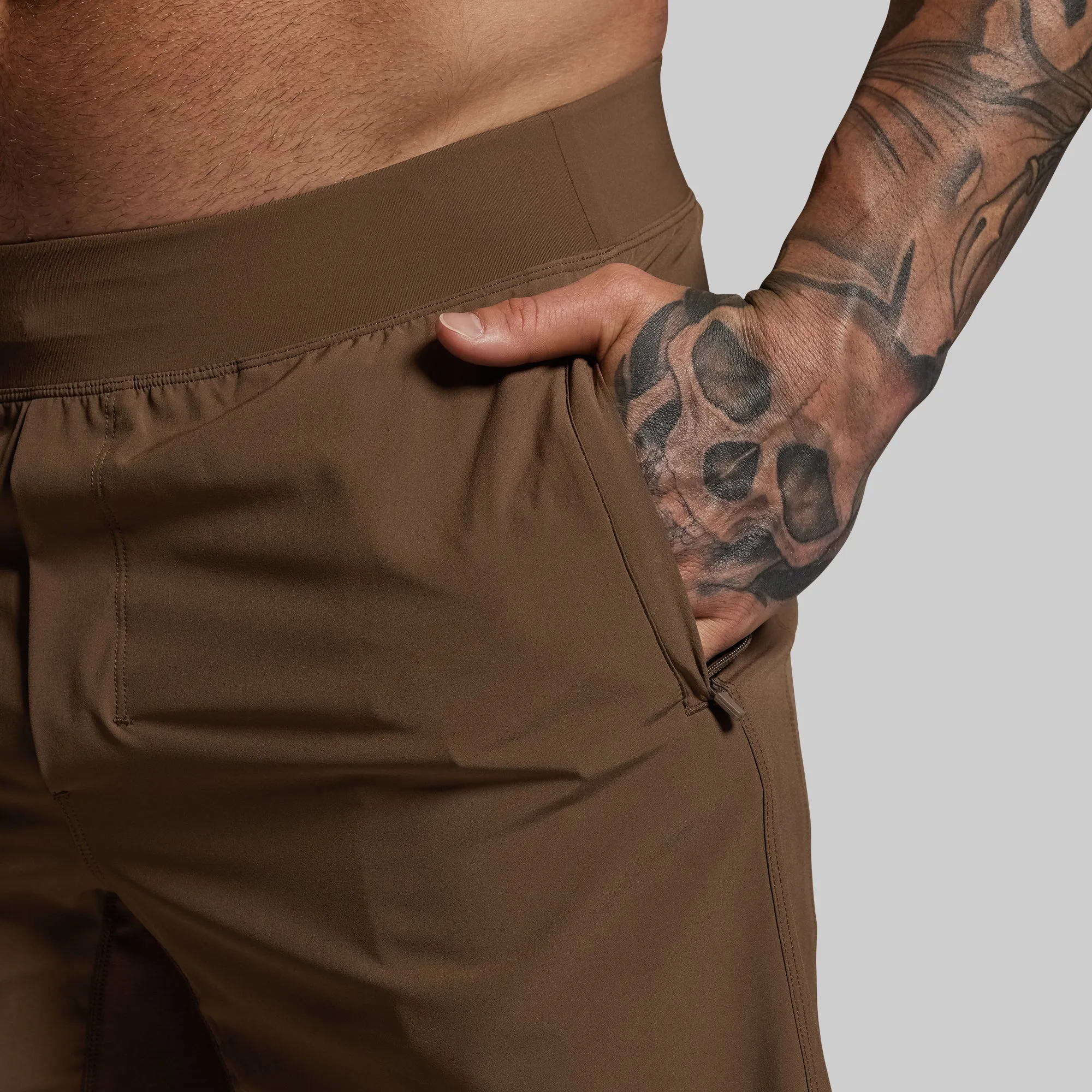 Versatile Short w/ Compression 9" (Coyote Brown) sold by Born Primitive product image thumbnail 4