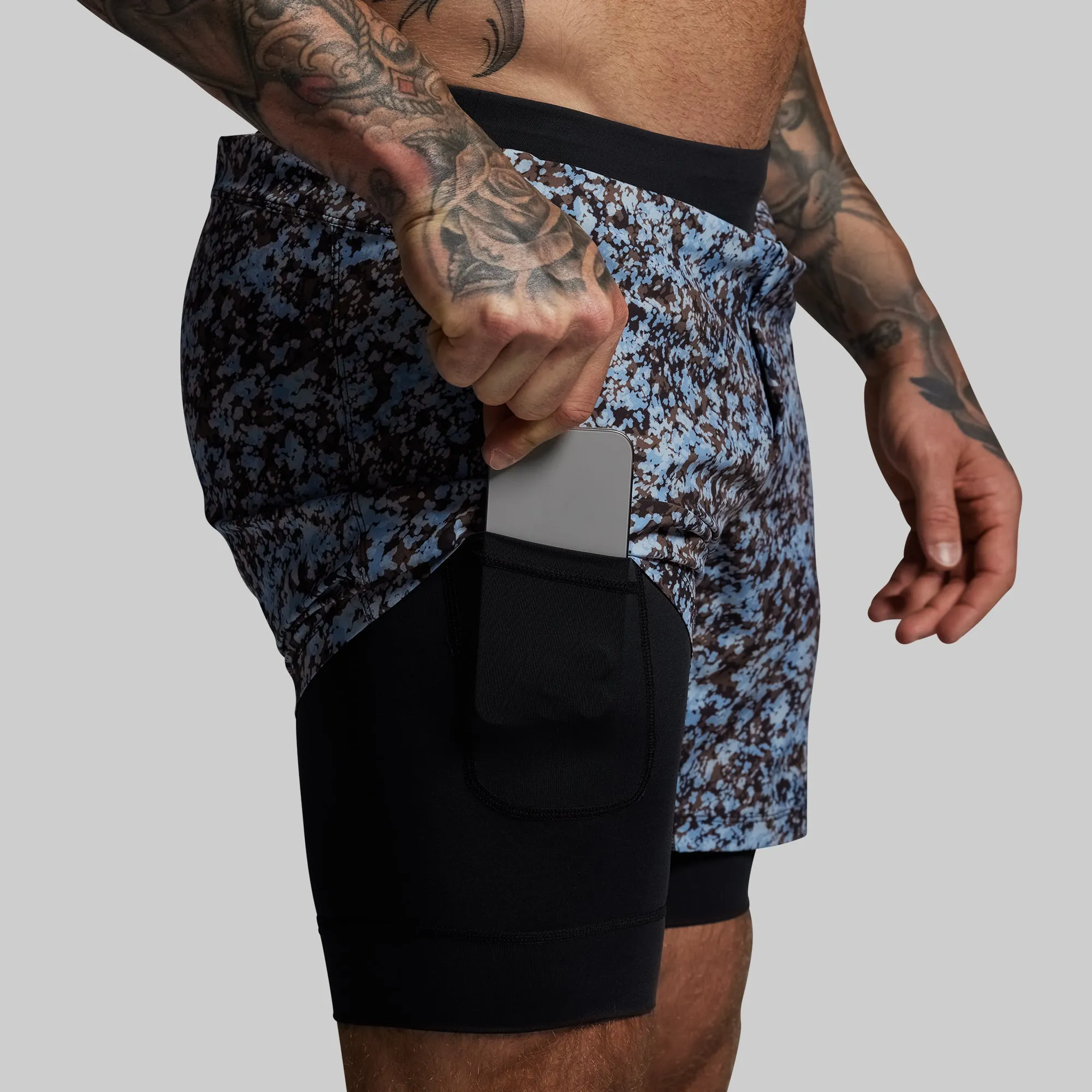 Versatile Short w/ Compression 7" (Speckle) sold by Born Primitive product image thumbnail 2