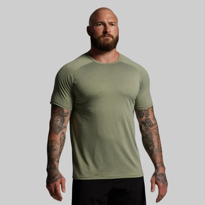 Heritage Tee (OD Green) sold by Born Primitive