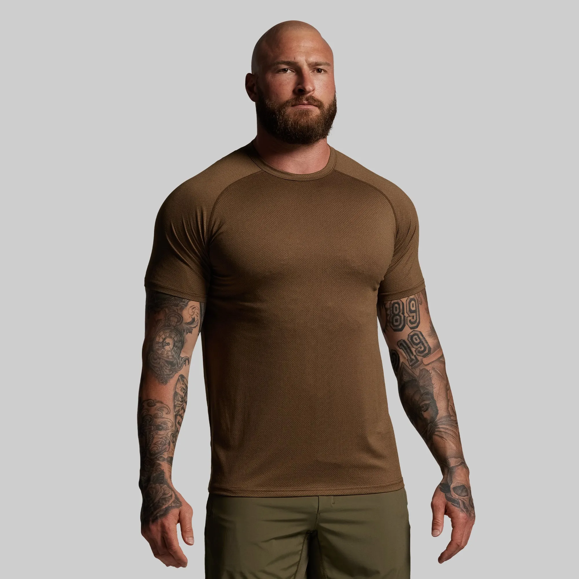 Heritage Tee (Coyote Brown) sold by Born Primitive