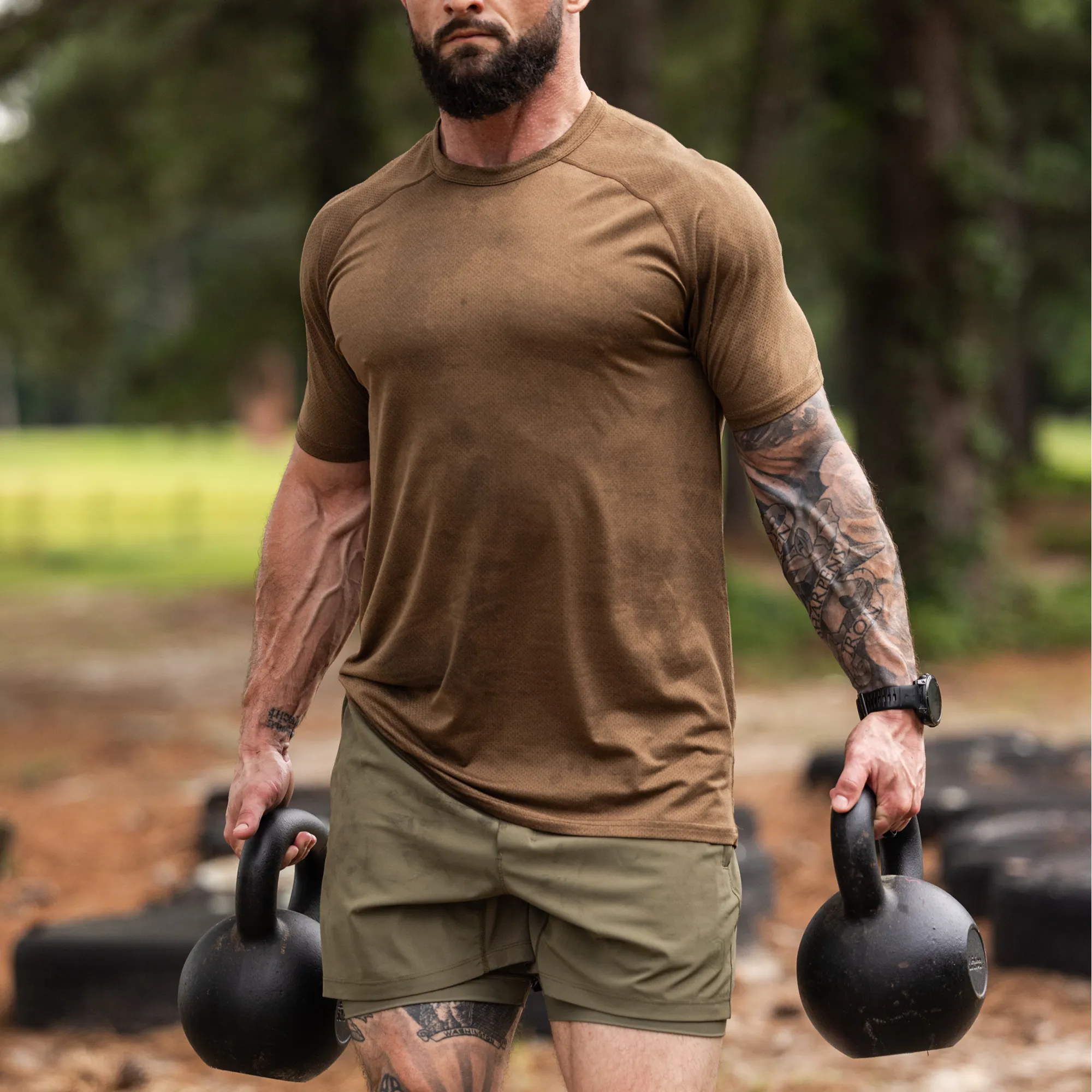 Heritage Tee (Coyote Brown) sold by Born Primitive product image thumbnail 2