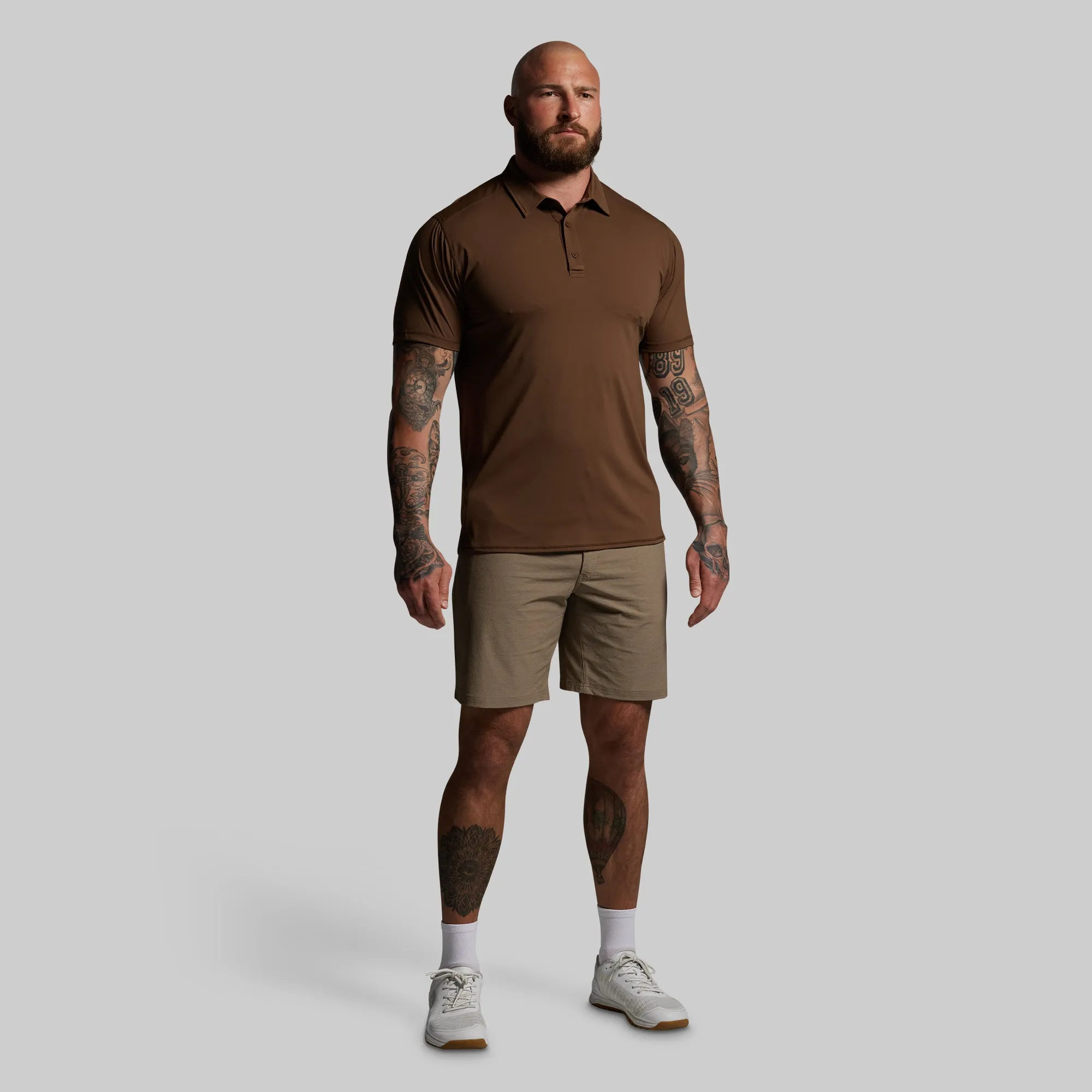 Men's Tek Polo (Otter) sold by Born Primitive product image thumbnail 5