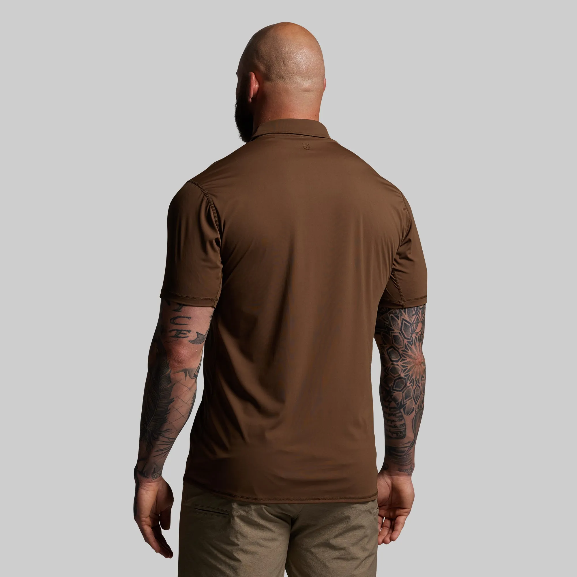 Men's Tek Polo (Otter) sold by Born Primitive product image thumbnail 2