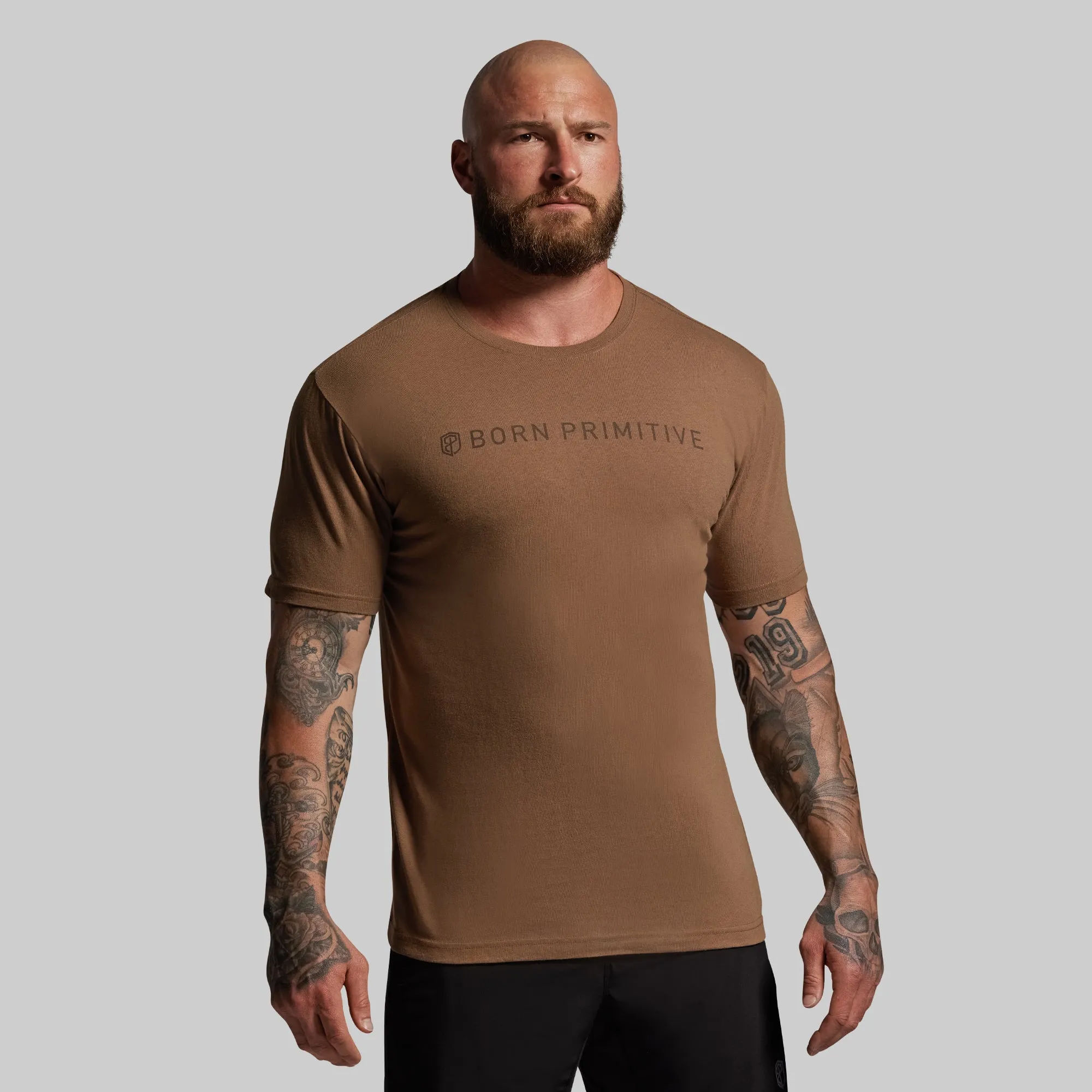 BP Classic Tee (Coyote Brown) sold by Born Primitive