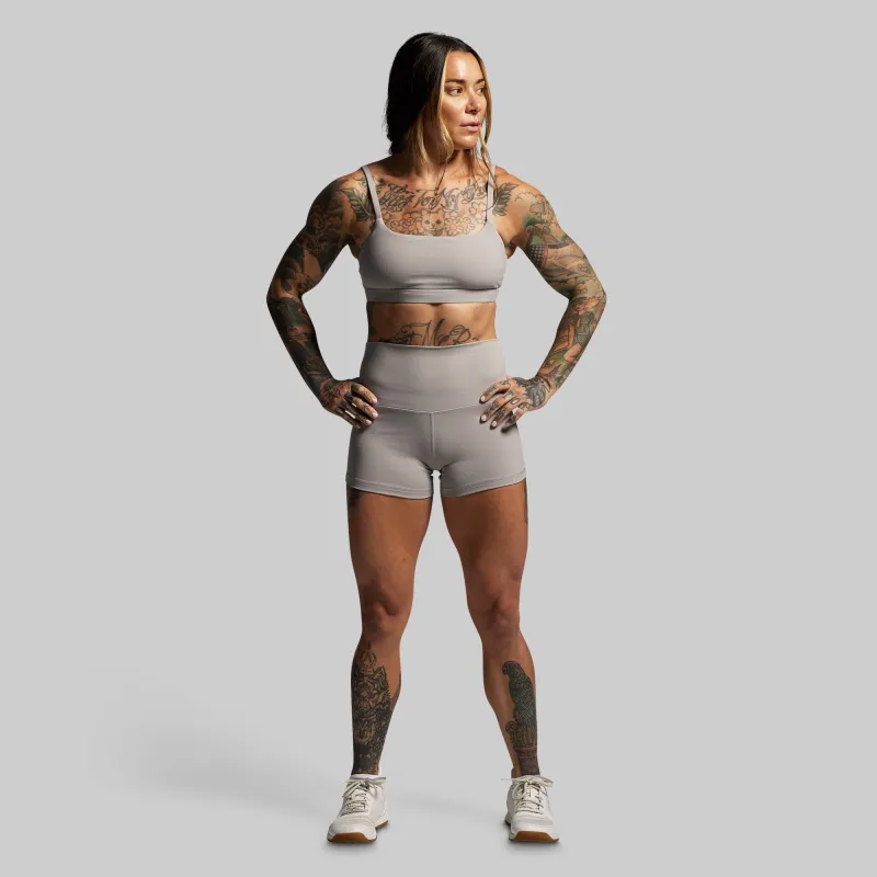 New Heights Booty Short Set (Stone) sold by Born Primitive