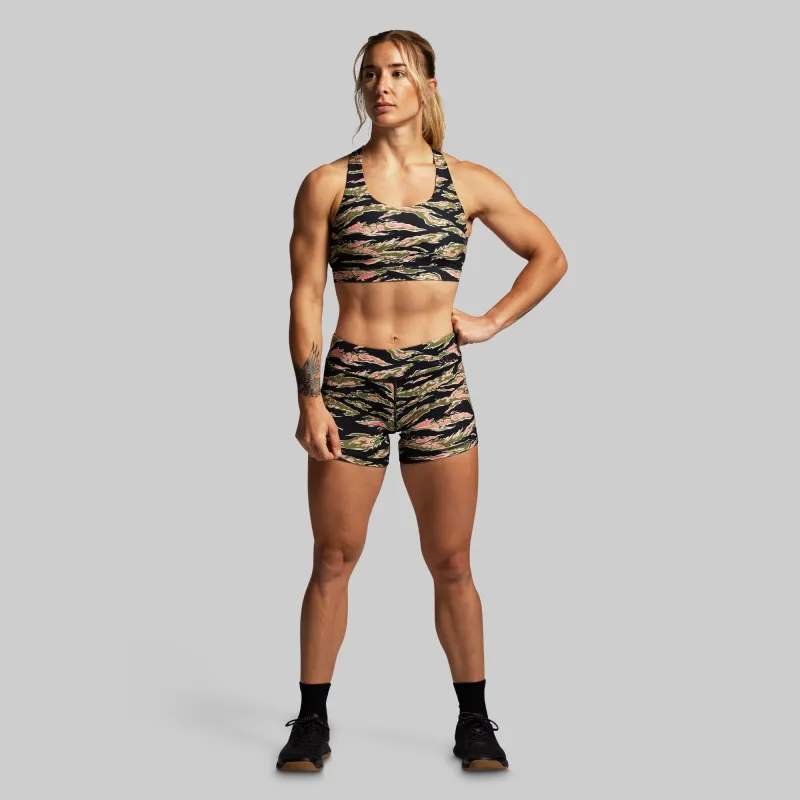 Double Take Booty Short Set (Pink Jungle Tiger) sold by Born Primitive