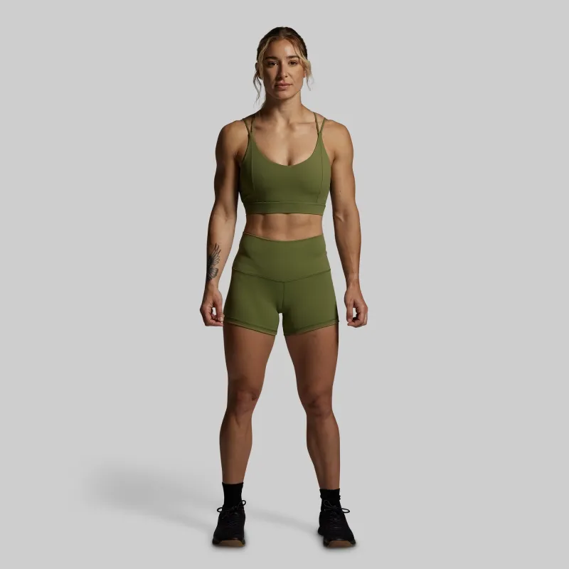 New Heights Booty Short Set (Army Green) sold by Born Primitive
