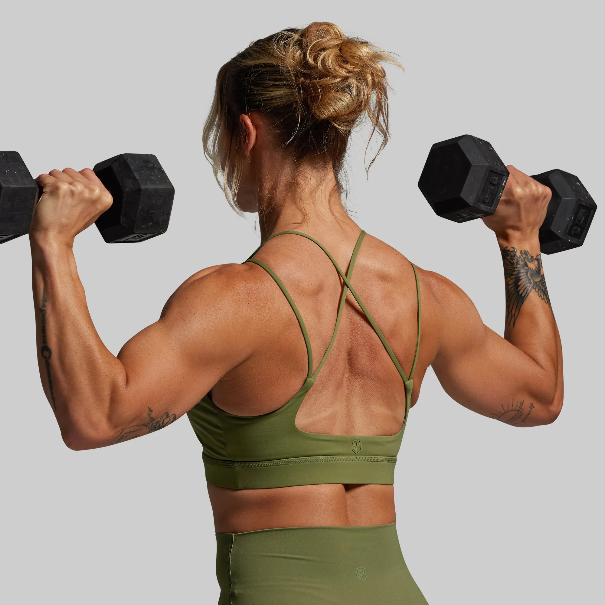 New Heights Booty Short Set (Army Green) sold by Born Primitive product image thumbnail 4