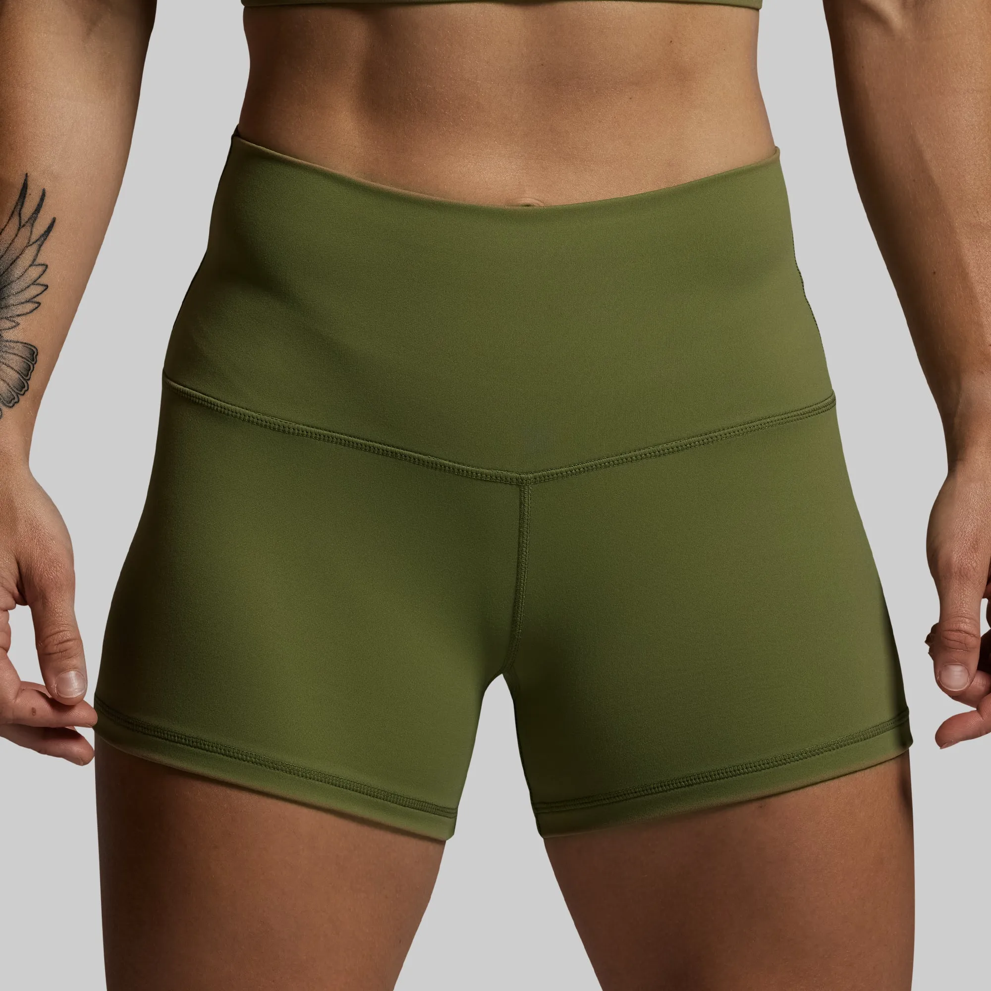 New Heights Booty Short Set (Army Green) sold by Born Primitive product image thumbnail 5